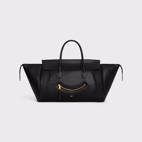 MEDIUM SMILING NEW LUGGAGE IN SUPPLE SHINY LAMBSKIN