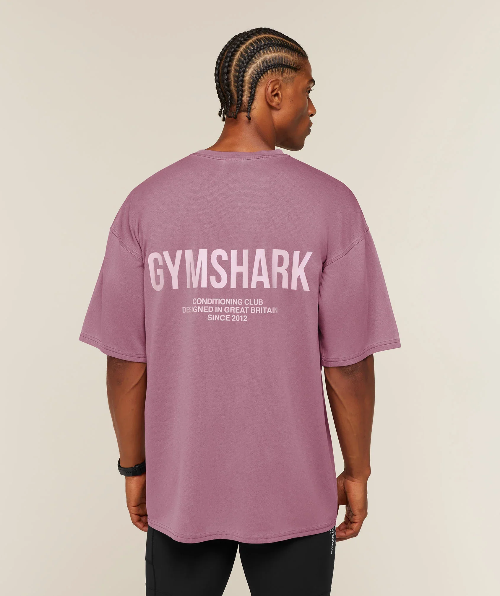 Conditioning Club Washed T-Shirt - Strength Pink/Haze Pink/Wash