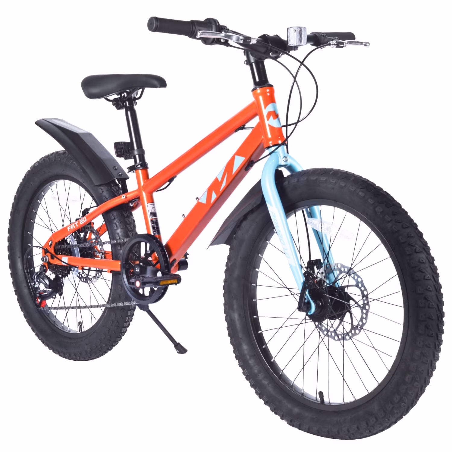 Ambifirner Newest Bike Fat Tire Mountain Bike with 20 Inch Wheels, 21 Speed with High Carbon Steel