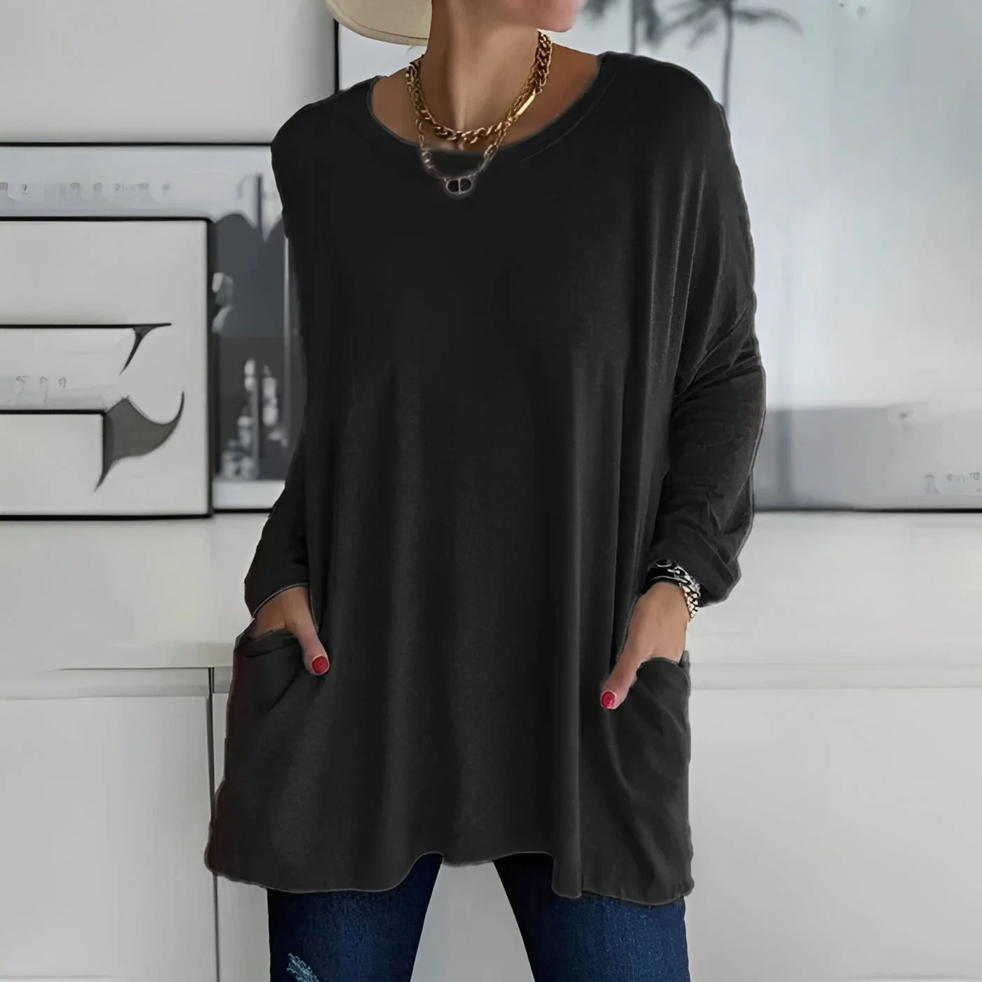 Chantelle - Chemise à manches longues avec poches