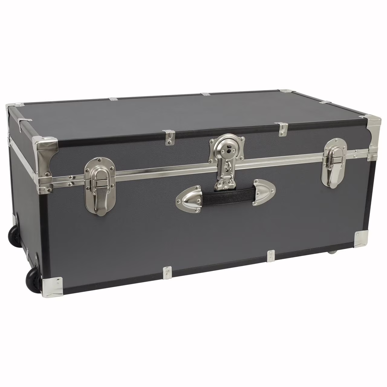 Collegiate Collection Footlocker Trunk with Wheels(Blue) - Image 3