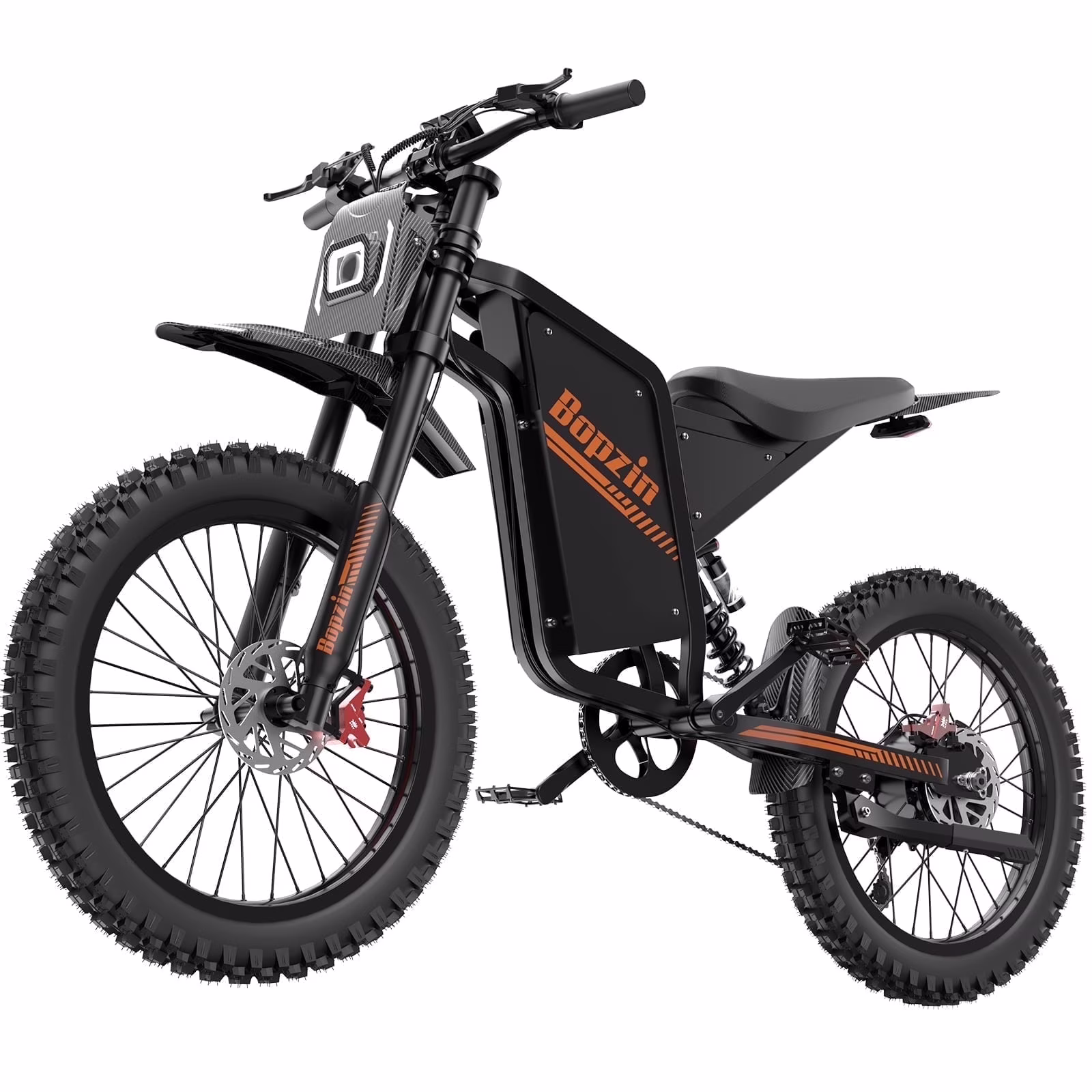 Electric Dirt Bike for Adults,60V 35Ah,3000W 45 MPH 37 68 Miles Electric Motorcycle, 25’’ Fat Tire Off Road Mountain Bike UL2849(25'' 3000W 60V 35AH 45MPH)