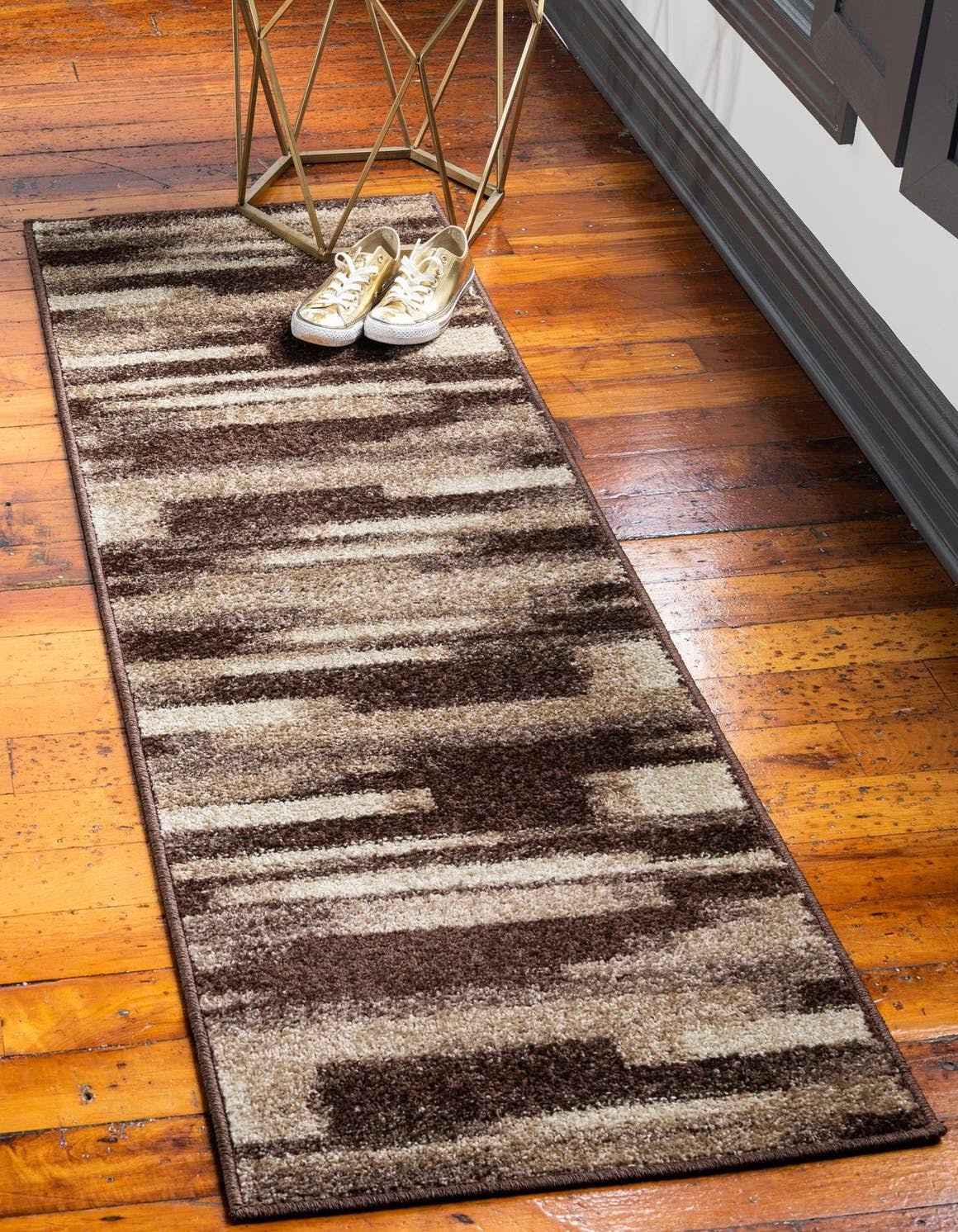Unique Loom Autumn Wheat Rug (2' x 6' Runner - Brown)