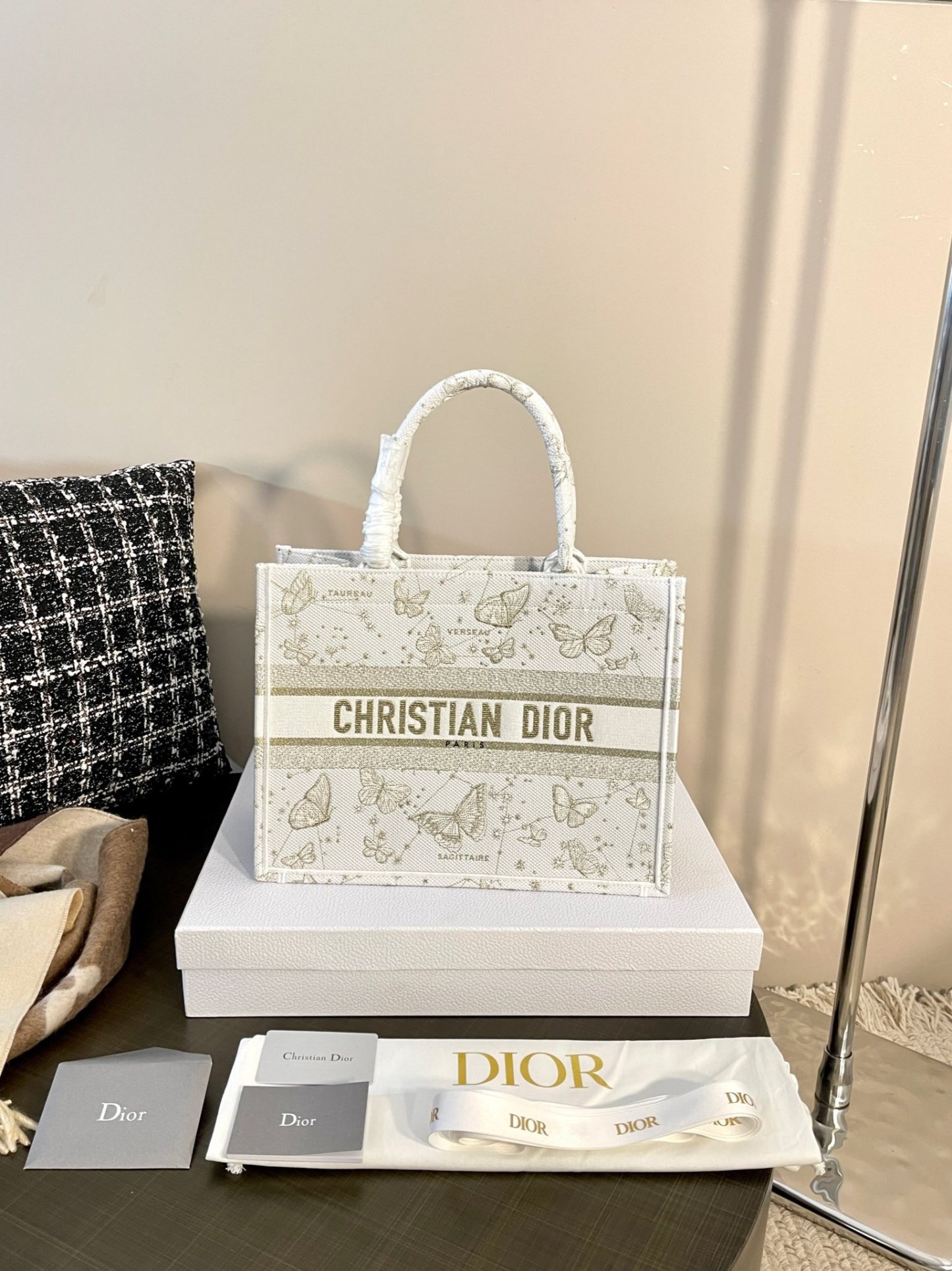 D book tote bag butterfly size: 36??27??16cm