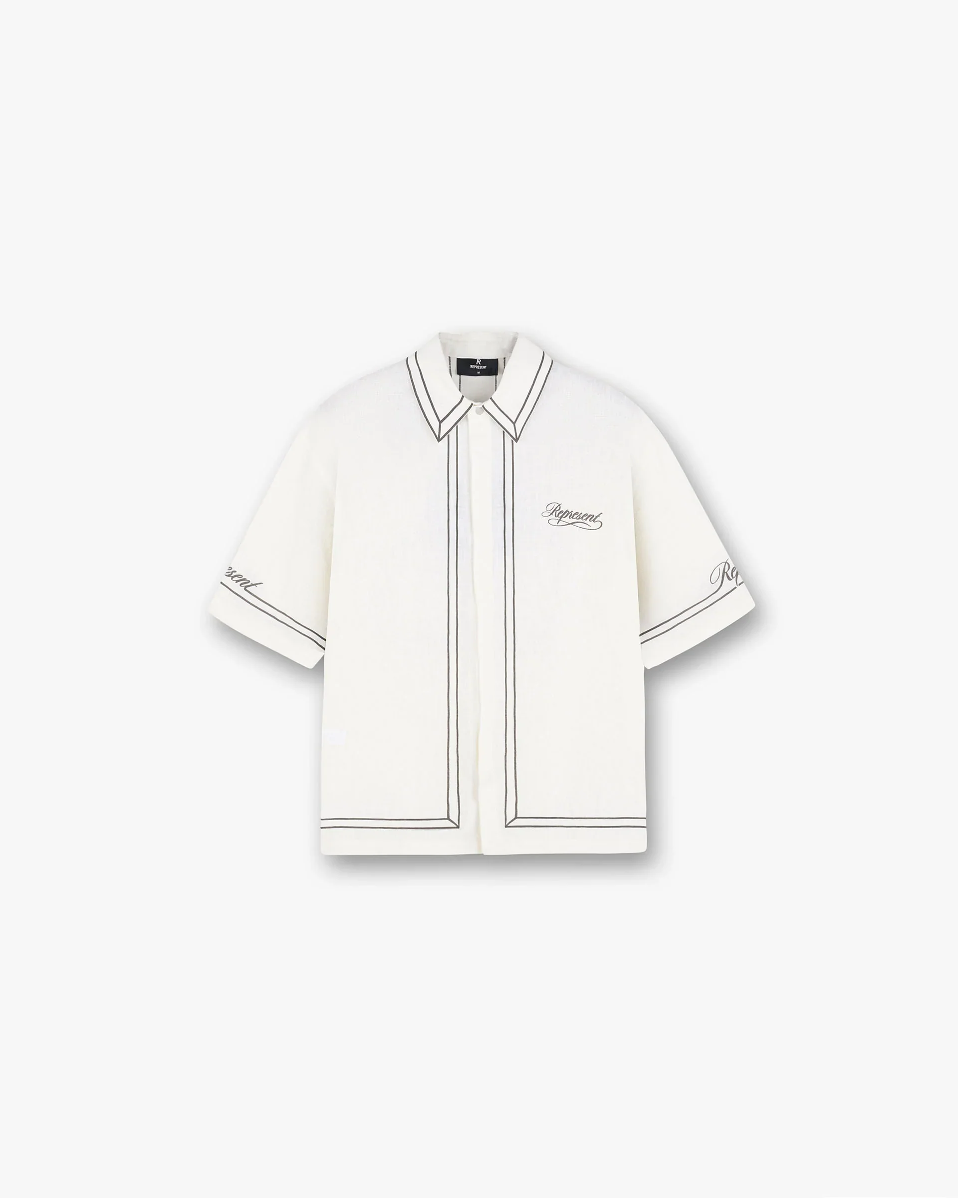 Border Shirt - Whisper White