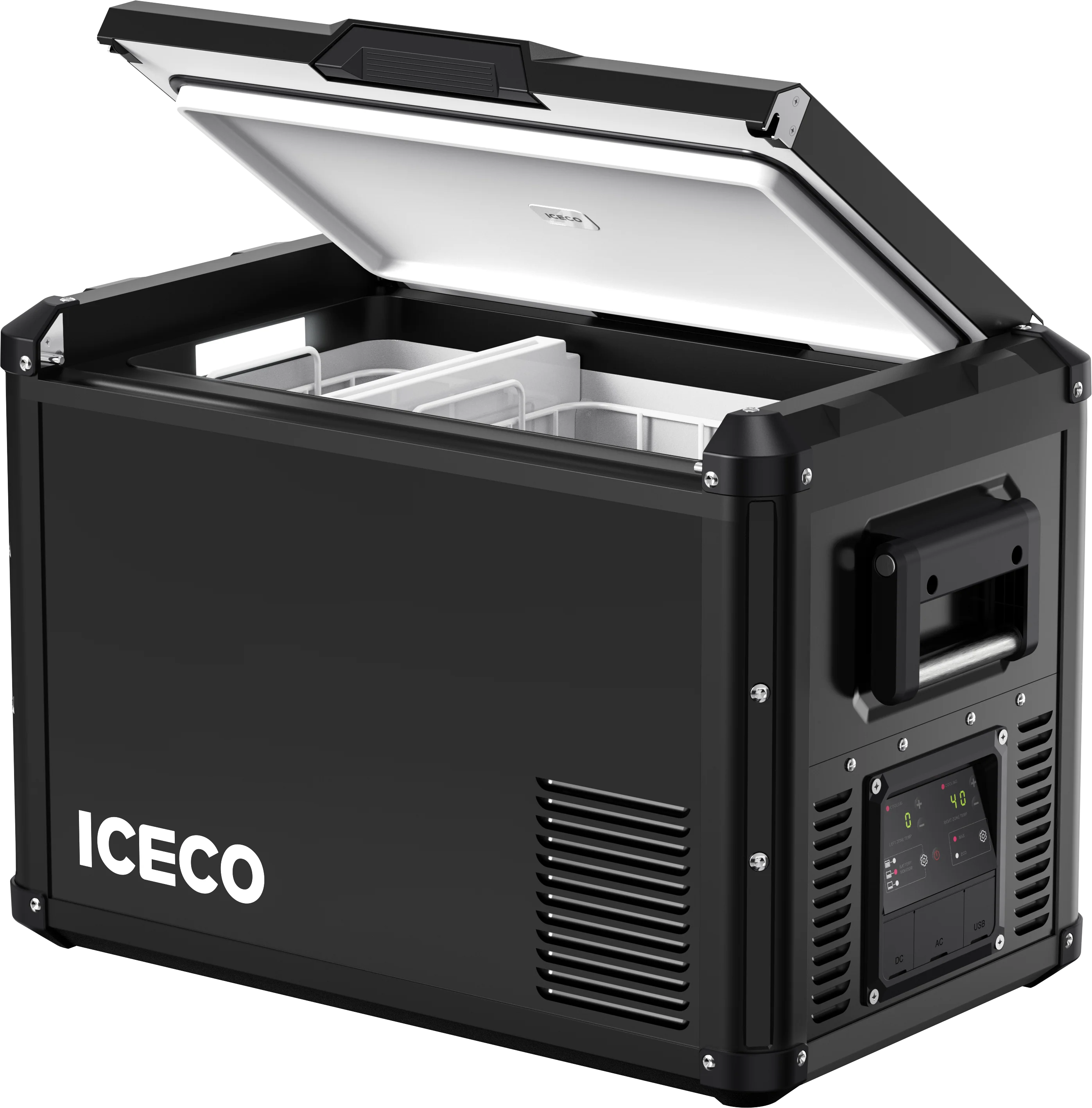 VL45ProD Dual Zone Portable Freezer - Black | ICECO