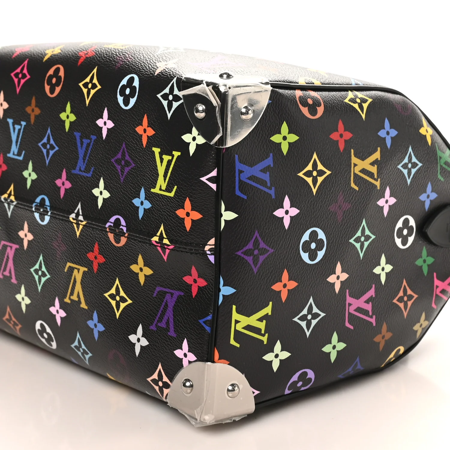 LV X TM Monogram Multicolor Speedy Soft 30 Black