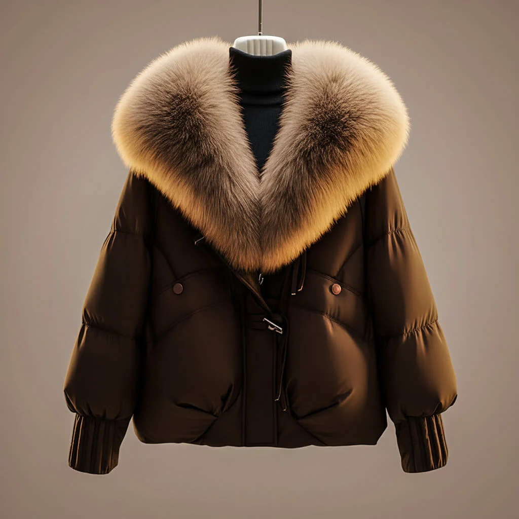 Élodine | Manteau élégant au col affirmé