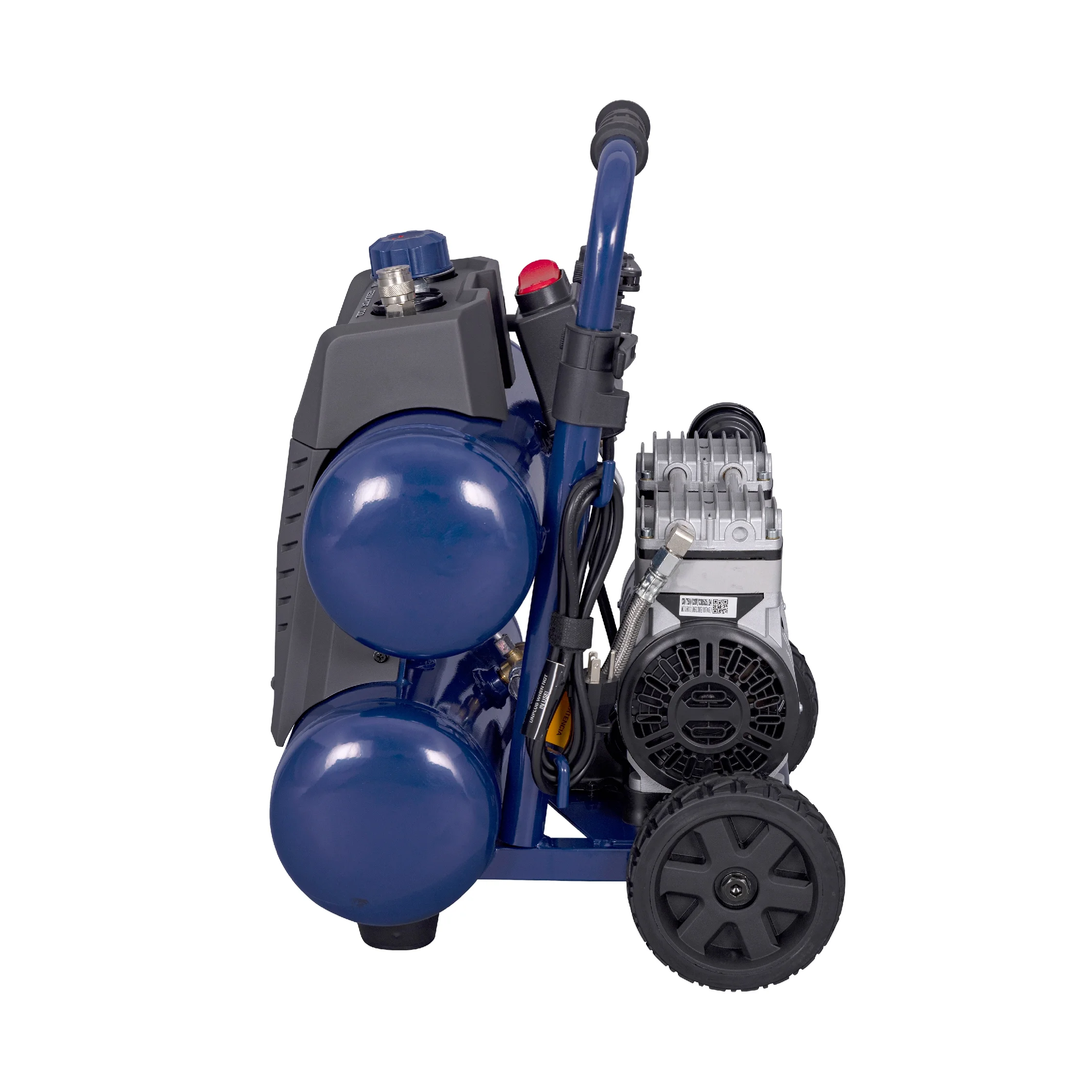 Stealth Ultra Quiet 4.5 Gallon 150 PSI Portable Electric Oil - Free Air Compressor, Professional Series