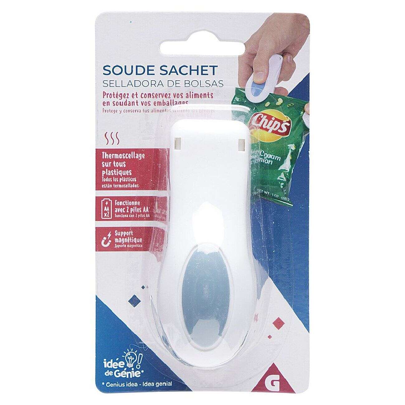 Soude sachet plastique