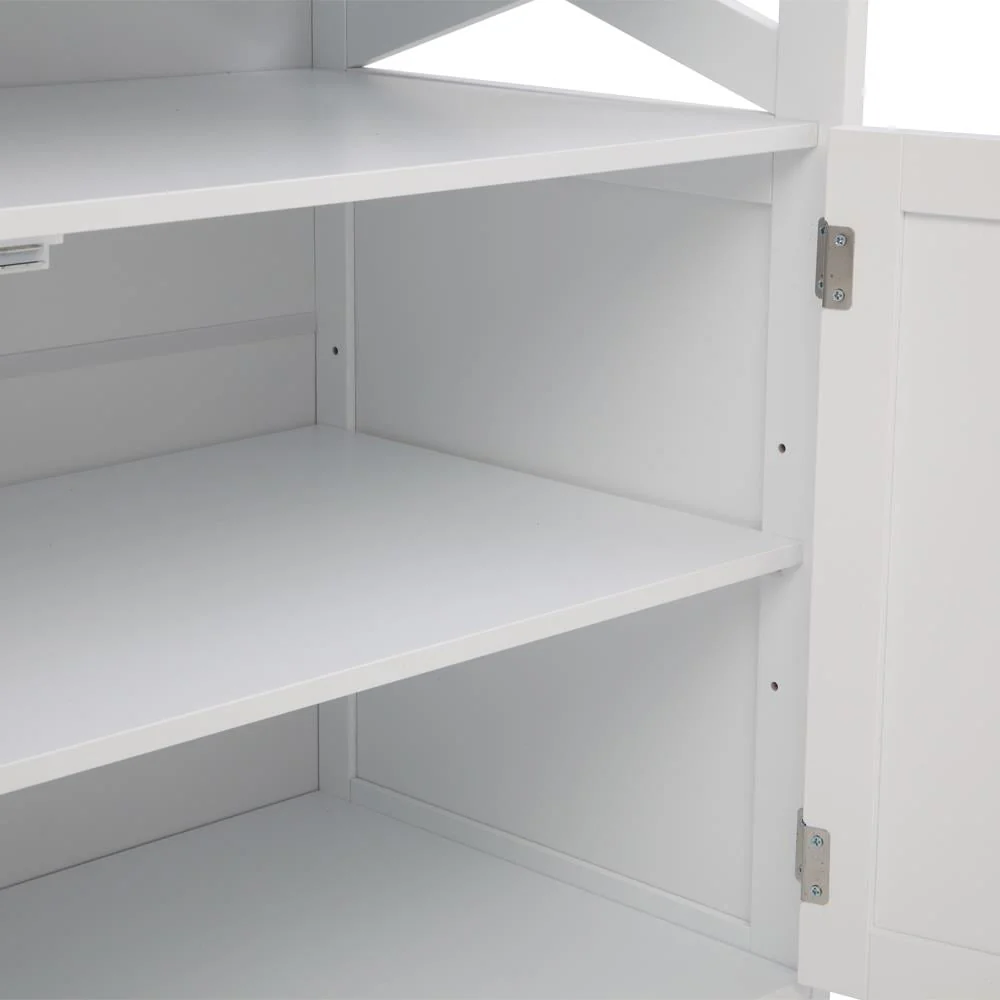 Ktaxon Kitchen Storage Sideboard Dining Buffet Server Cabinet Cupboard, Free Standing Storage Chest Cabinets and Shelf,White Image 10