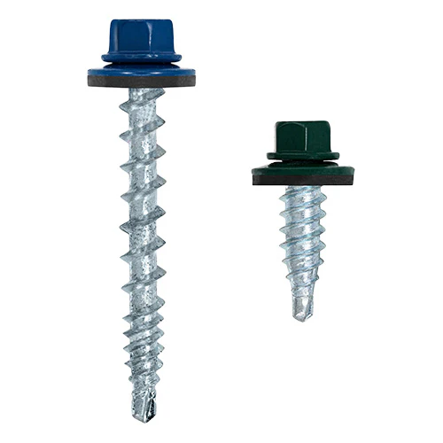 KwikSeal MB WoodBinder #10 x 1-1/2 in Plain Stitch Screws with Sealing Washer (250-Pack Bag)