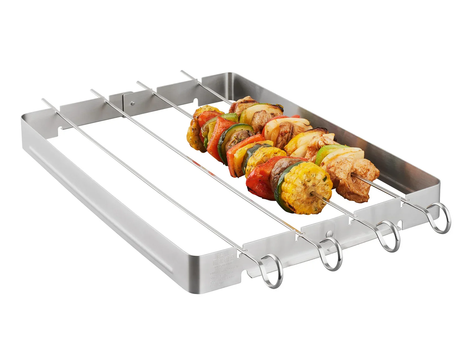 GRILLMEISTER Set de piques  brochettes pour barbecue