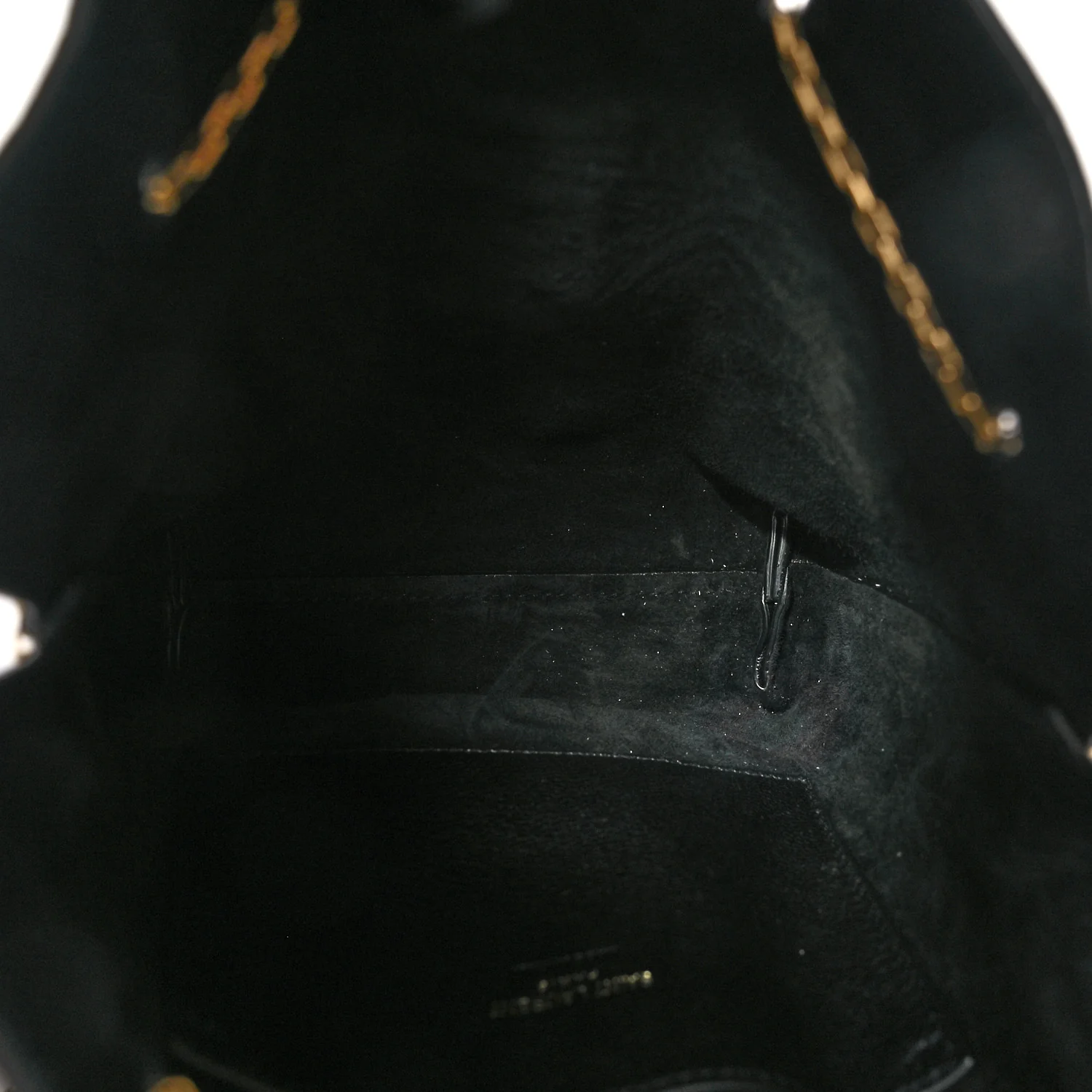 Lambskin Pochon Shoulder Bag Black