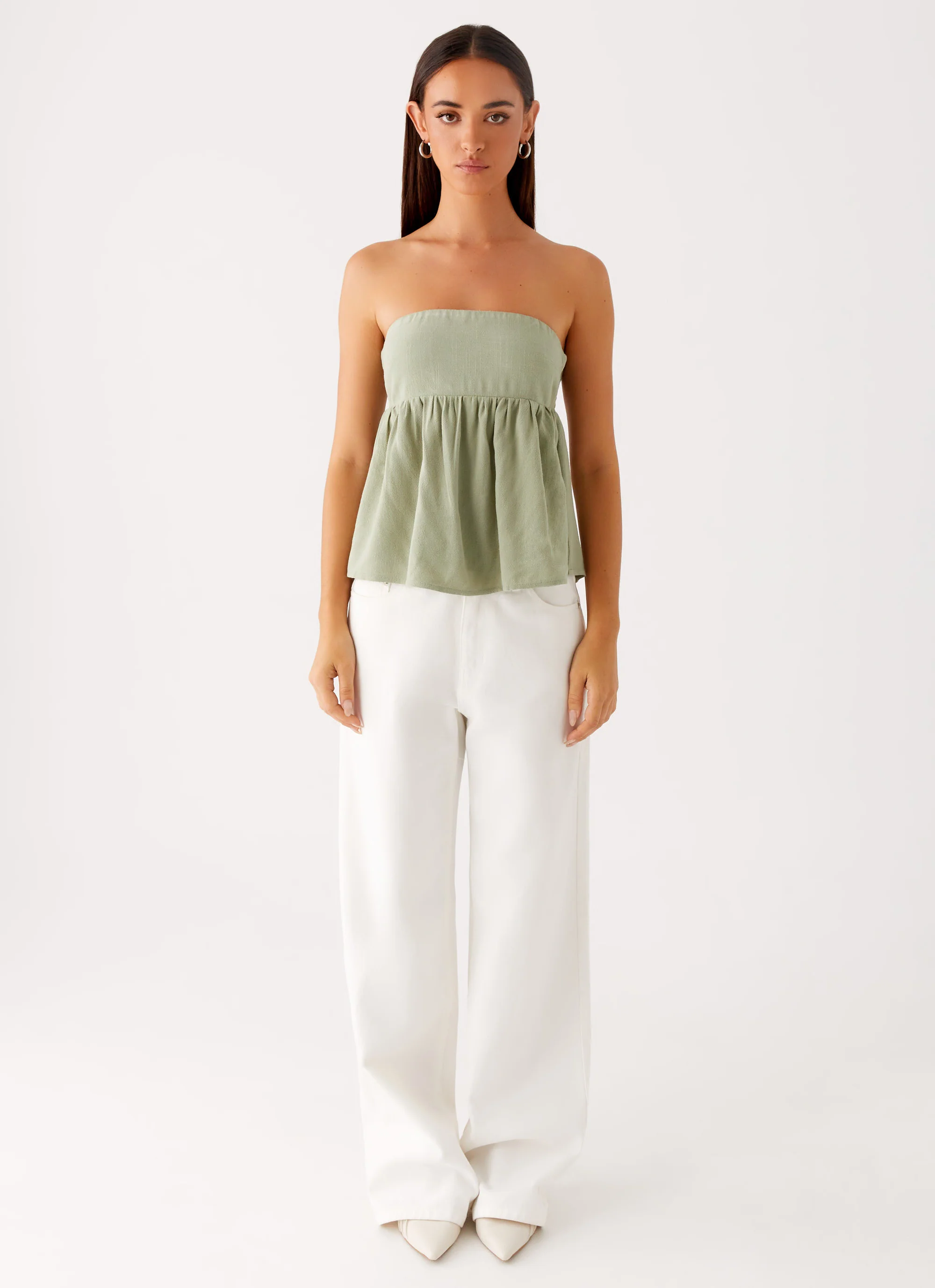 Cassie Tube Top - Sage