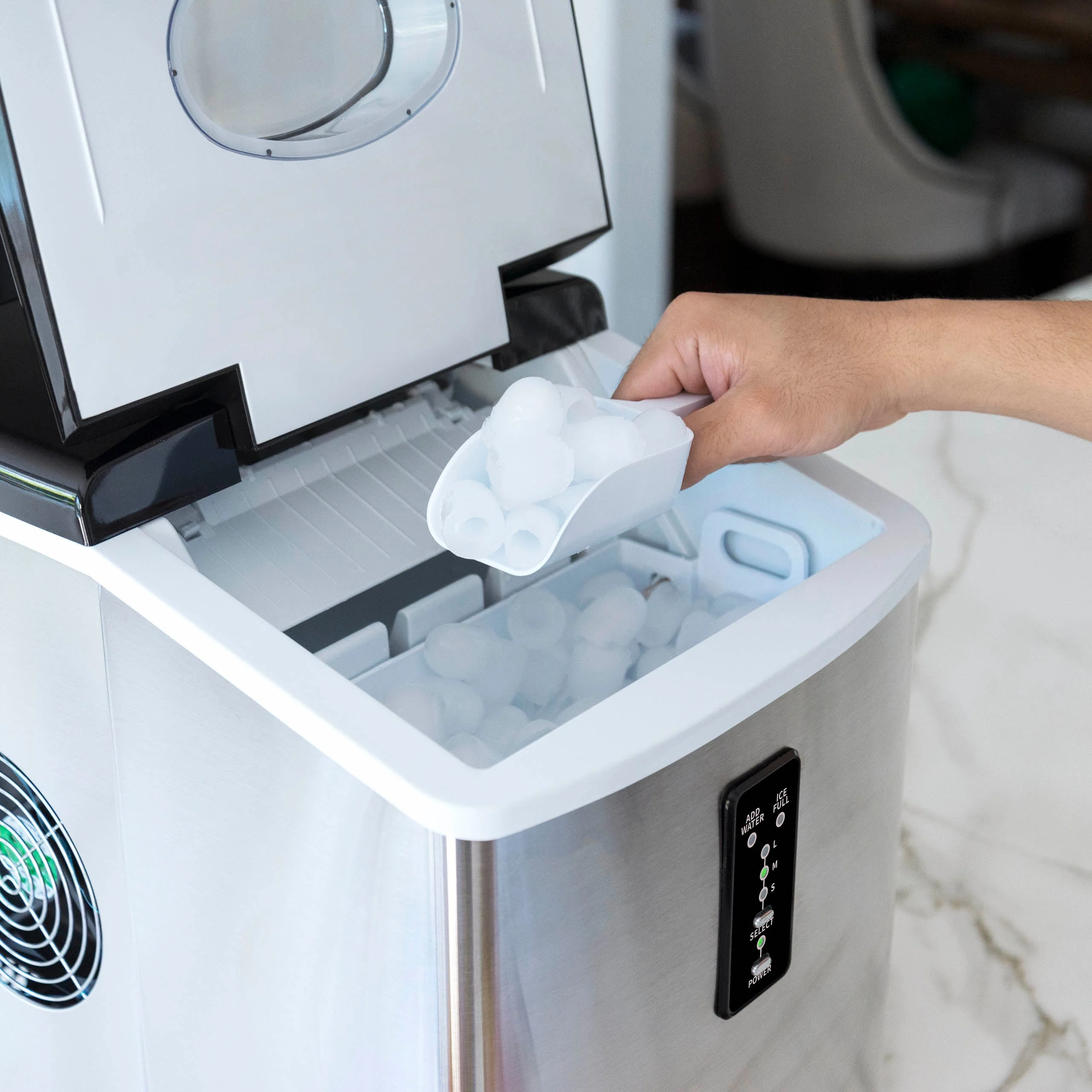 Newair Countertop Ice Maker, Bullet Ice