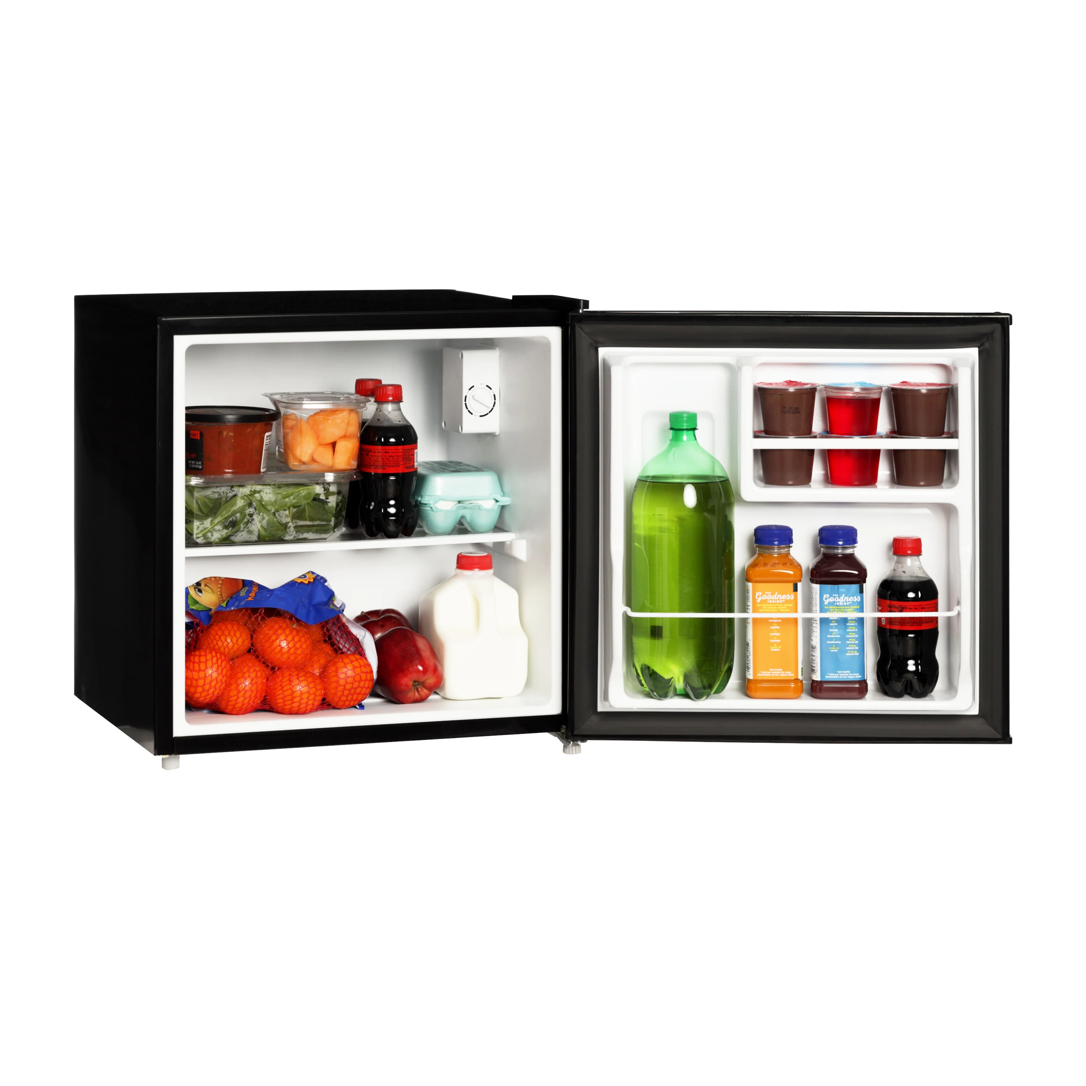 1.7 Cu. ft. Single Door Compact Refrigerator, Black, New - Image 3