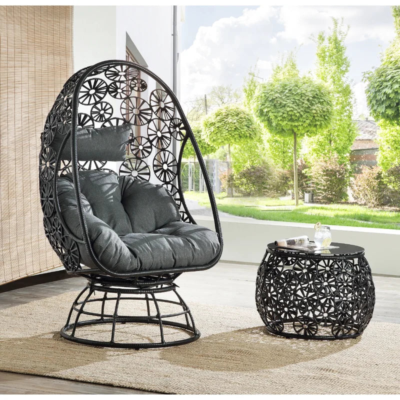 Fauteuil suspendu Saur avec support