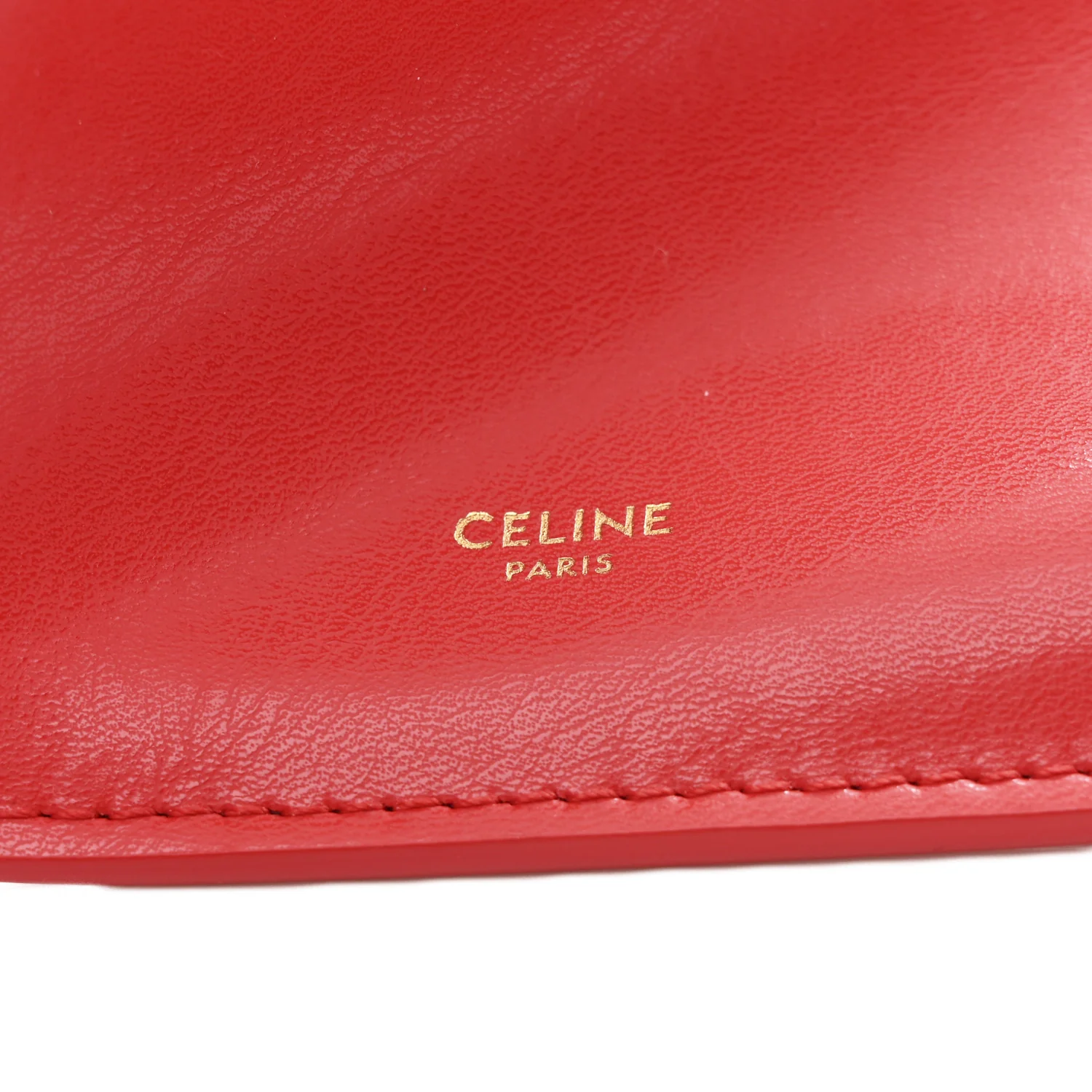 Glossy Calfskin Flat Luggage Shoulder Bag Ultra Red