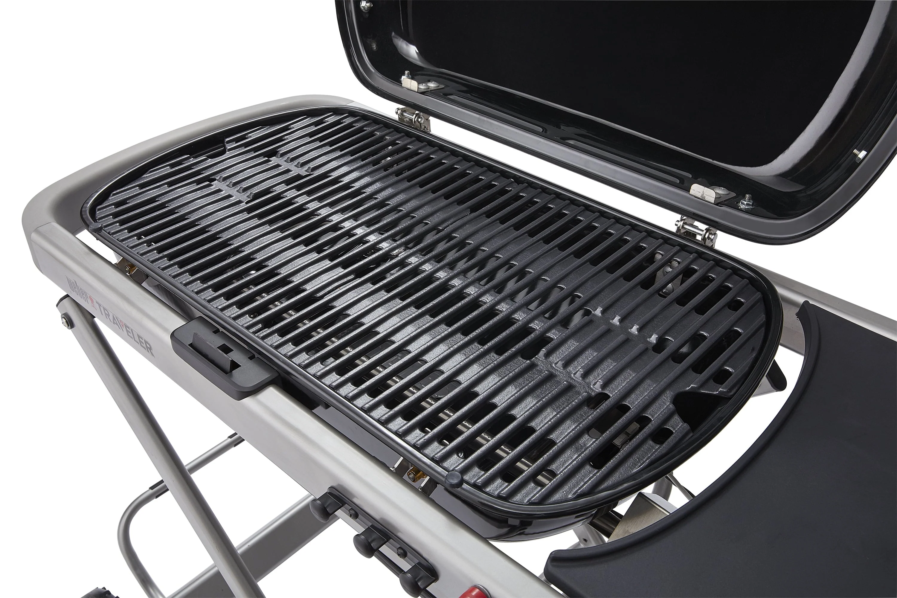 Traveler Portable Propane Gas Grill, Black - Image 3