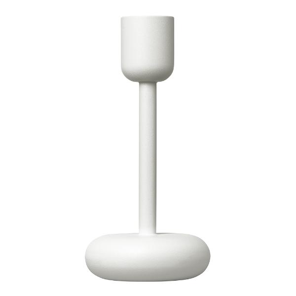 Nappula lysestake 183 mm hvit