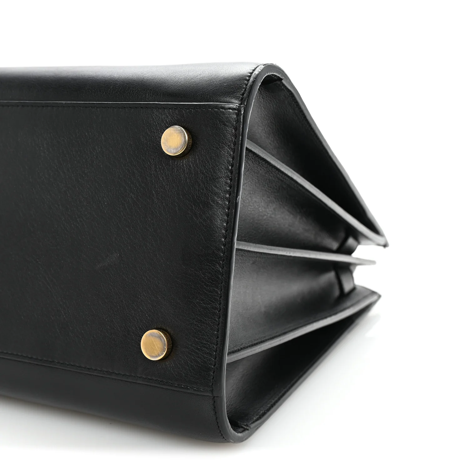 Calfskin Small Sac De Jour Black