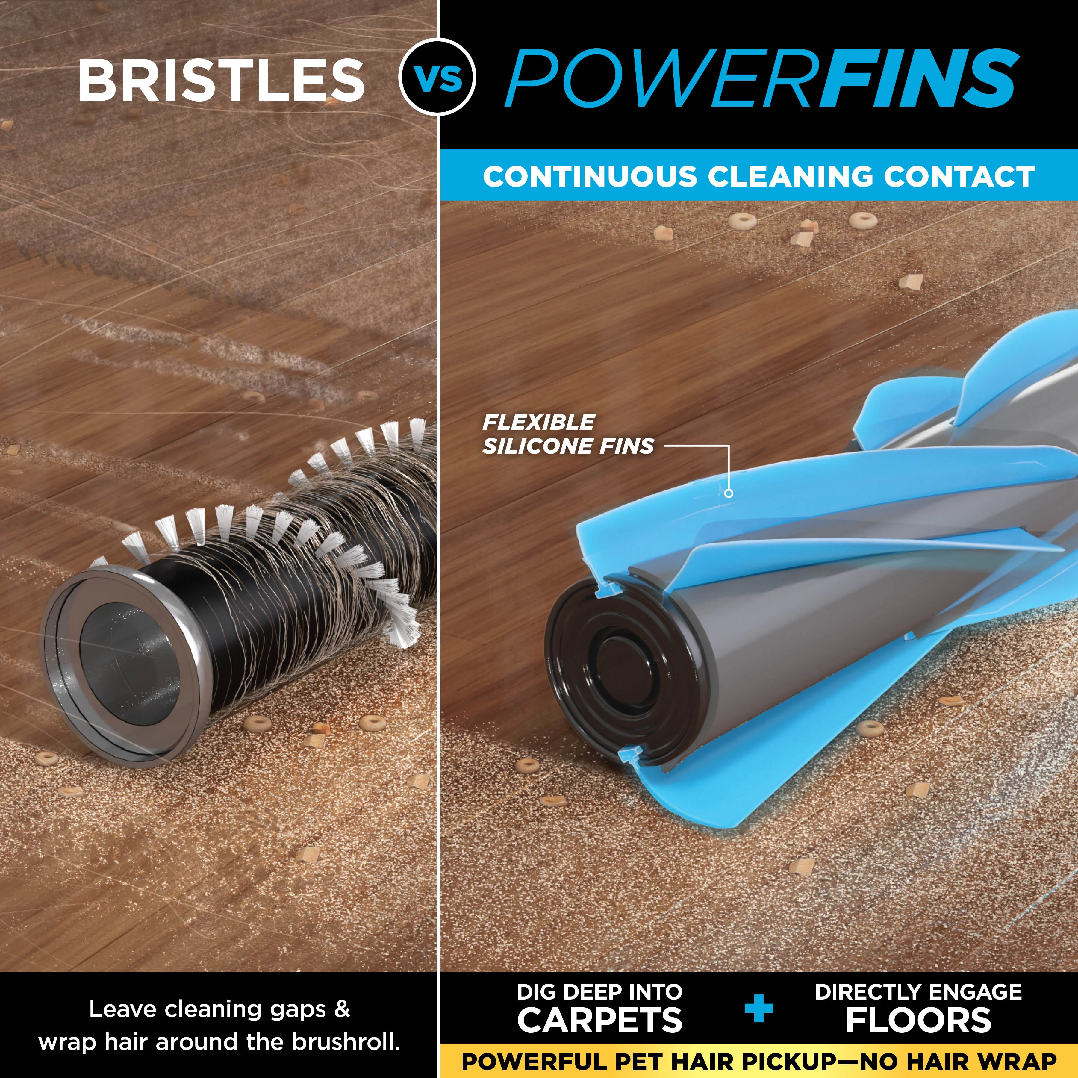 Shark? Vertex Duoclean? Powerfin Upright Vacuum Powered Lift - Away?, Self - Cleaning Brushroll, AZ2000