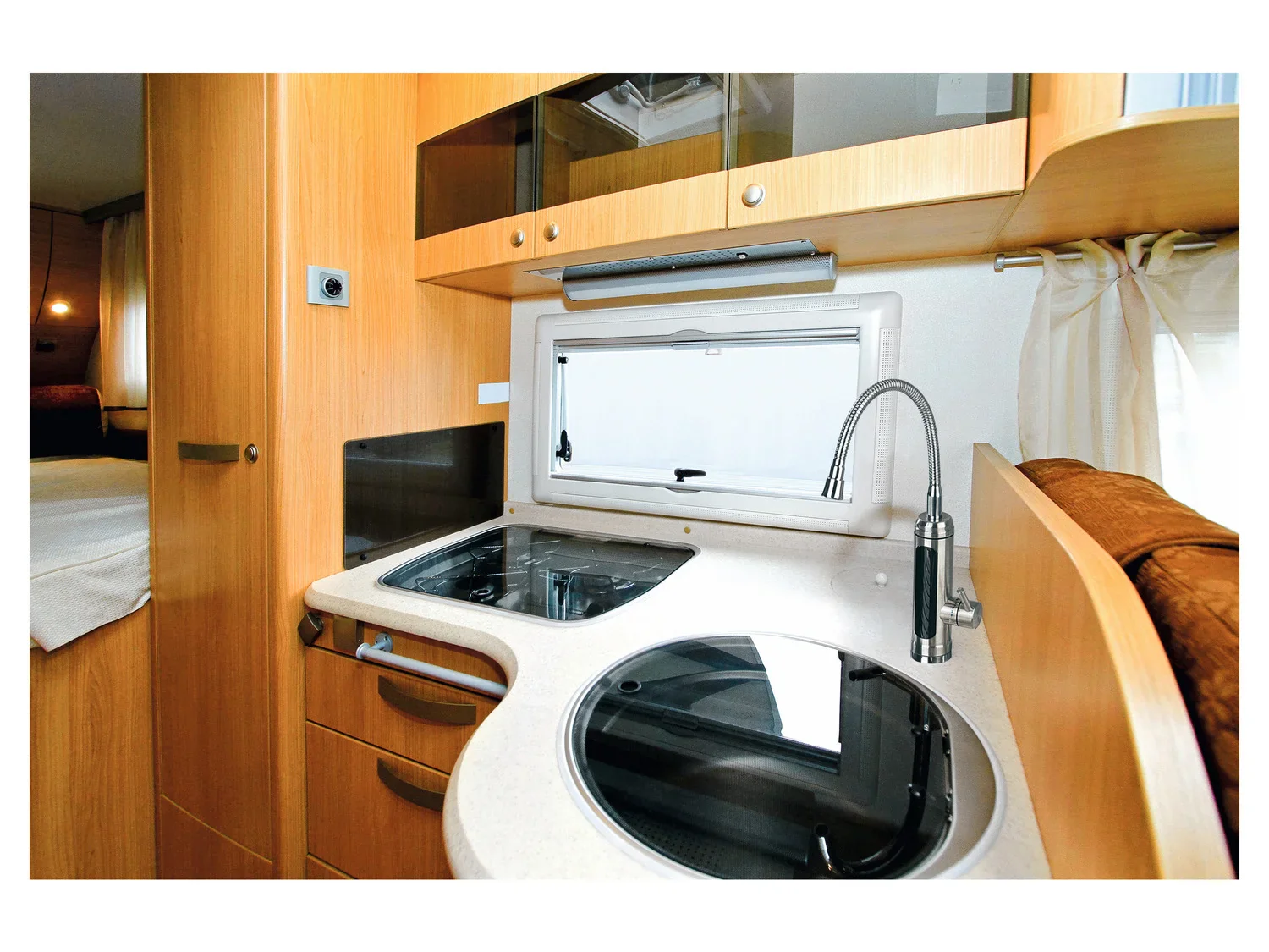 EASYmaxx Mitigeur robinet de cuisine, avec levier rond