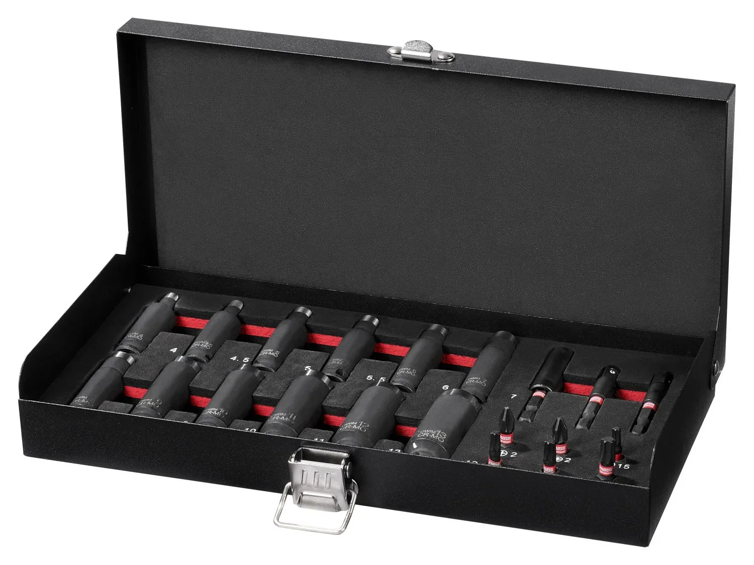 PARKSIDE PERFORMANCE Douilles et embouts pour cl  choc, 21 pices