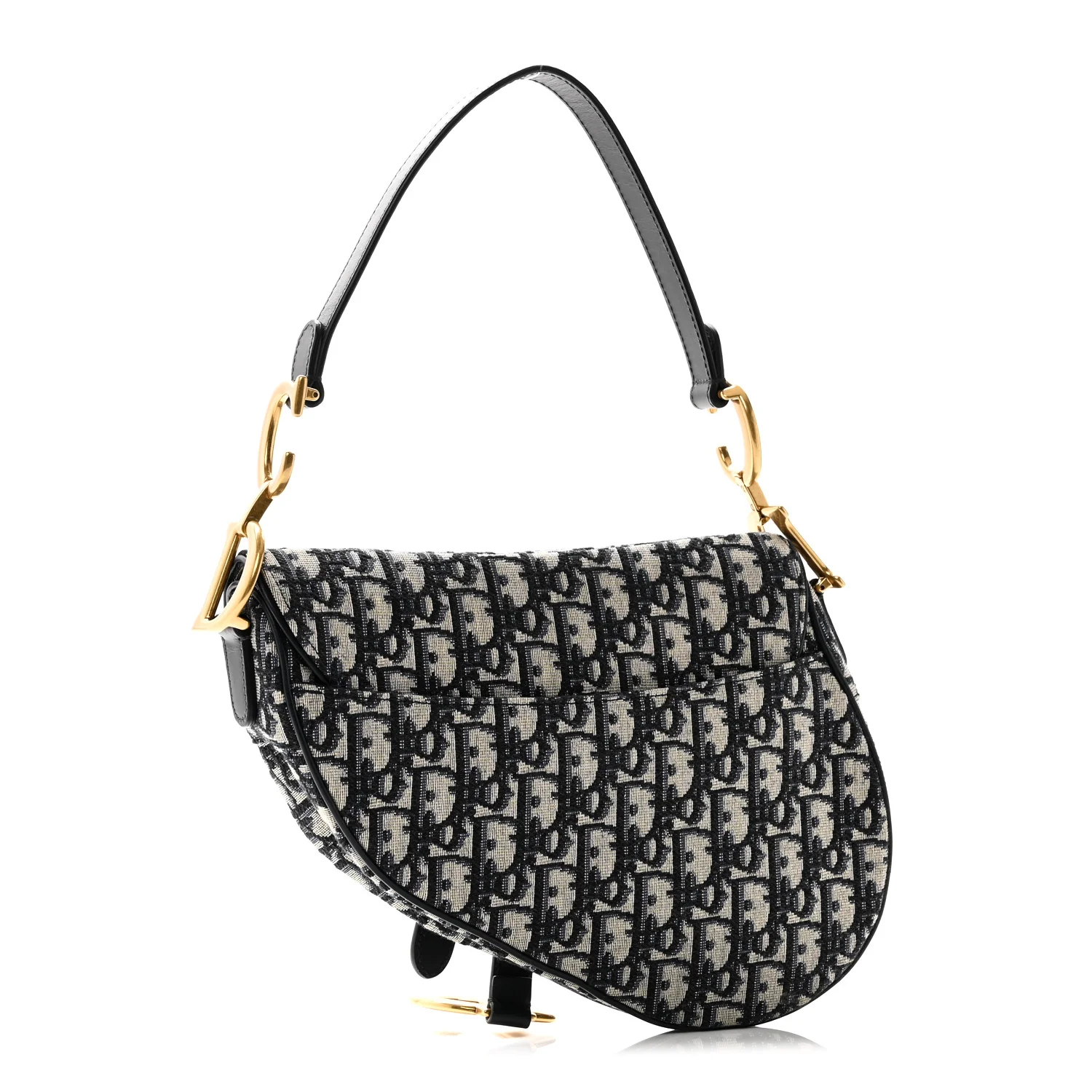 Oblique Saddle Bag Blue