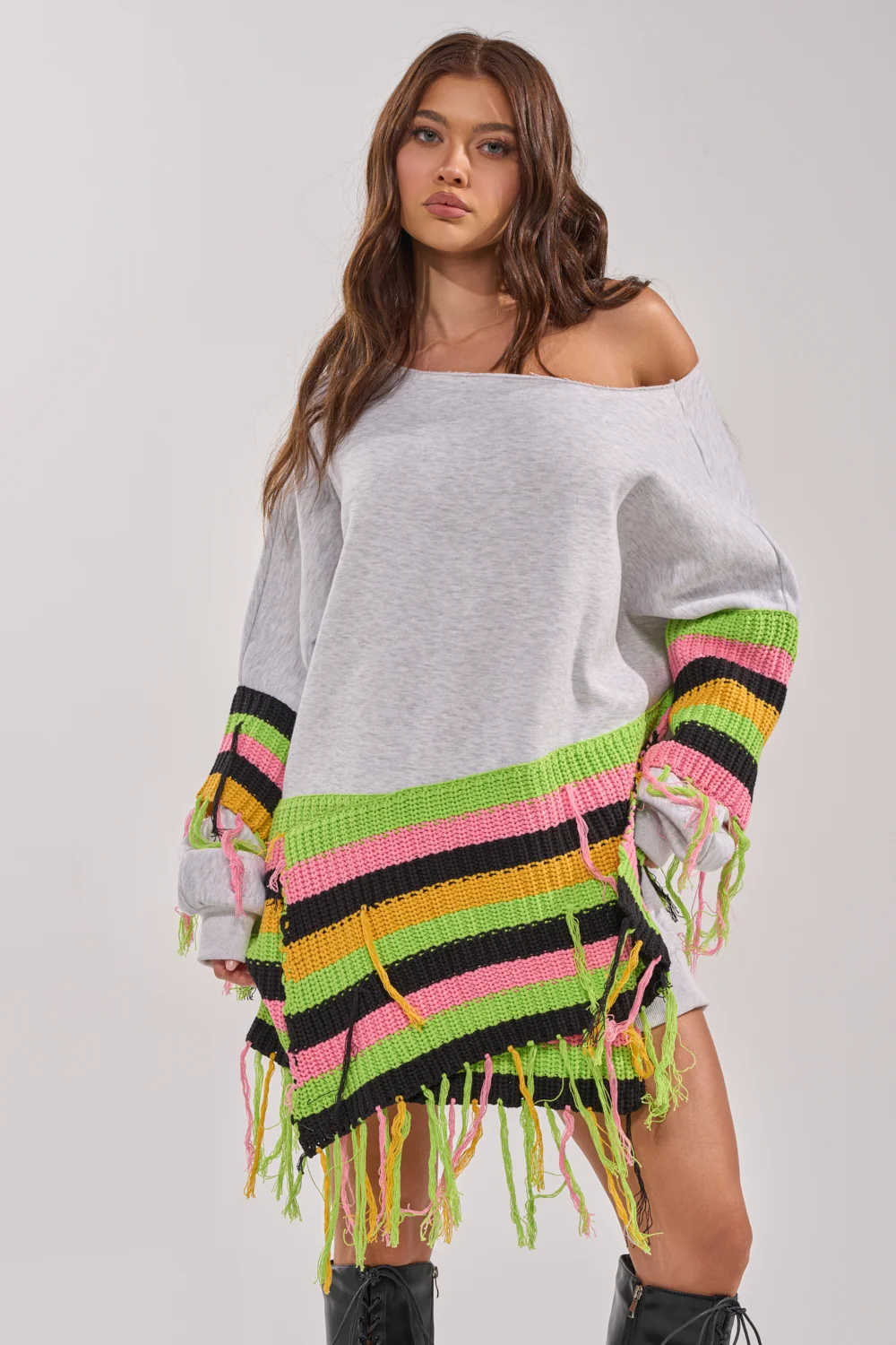 MOST LOVED SWEATSHIRT MINI DRESS - Akira Store