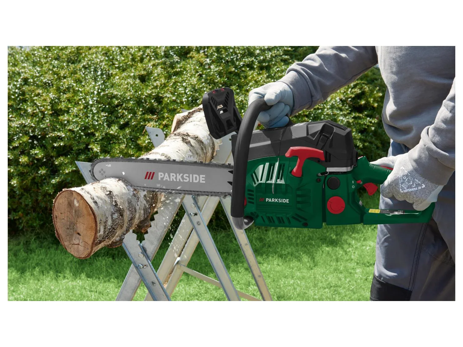 PARKSIDE Trononneuse  essence PBKS 46 B2, guide 16, 46 cm