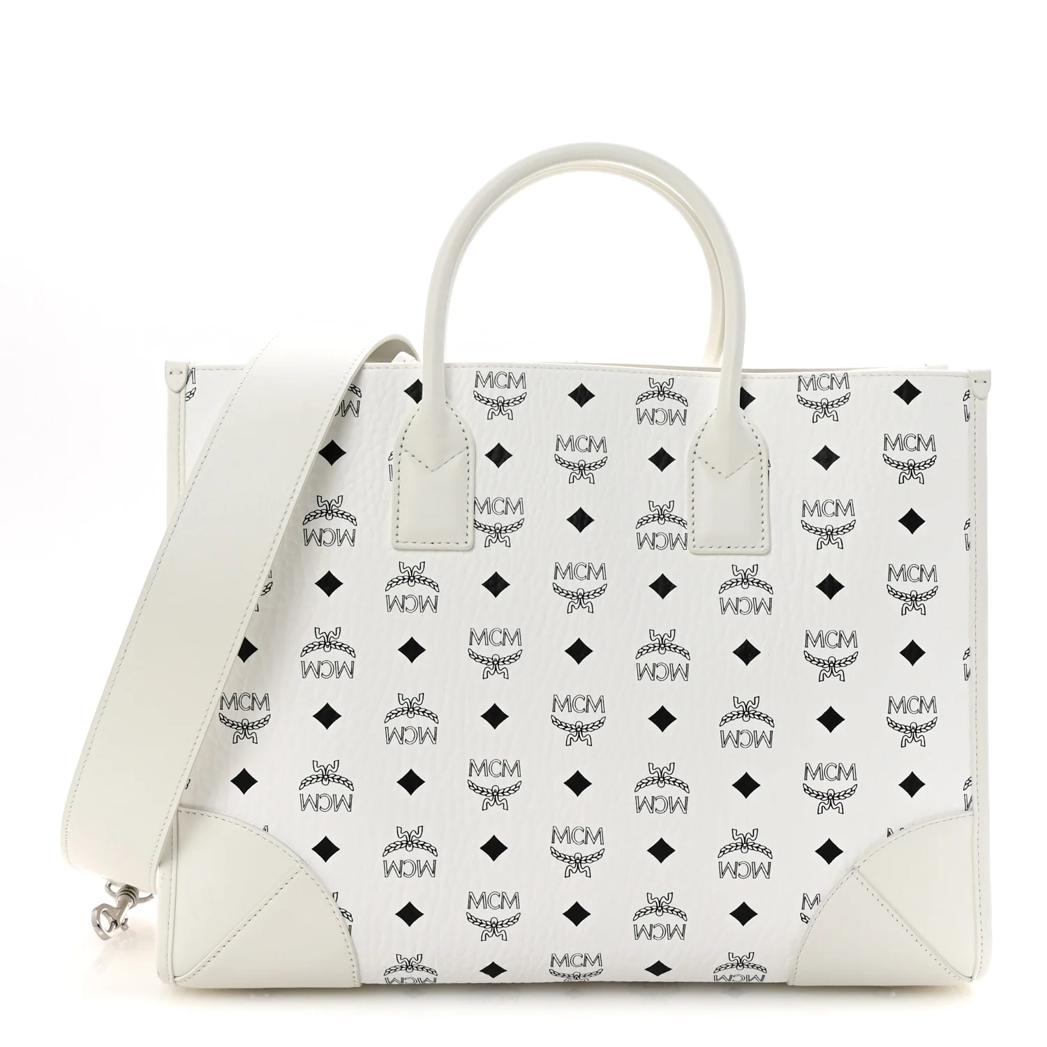 Visetos Large Munchen Tote White
