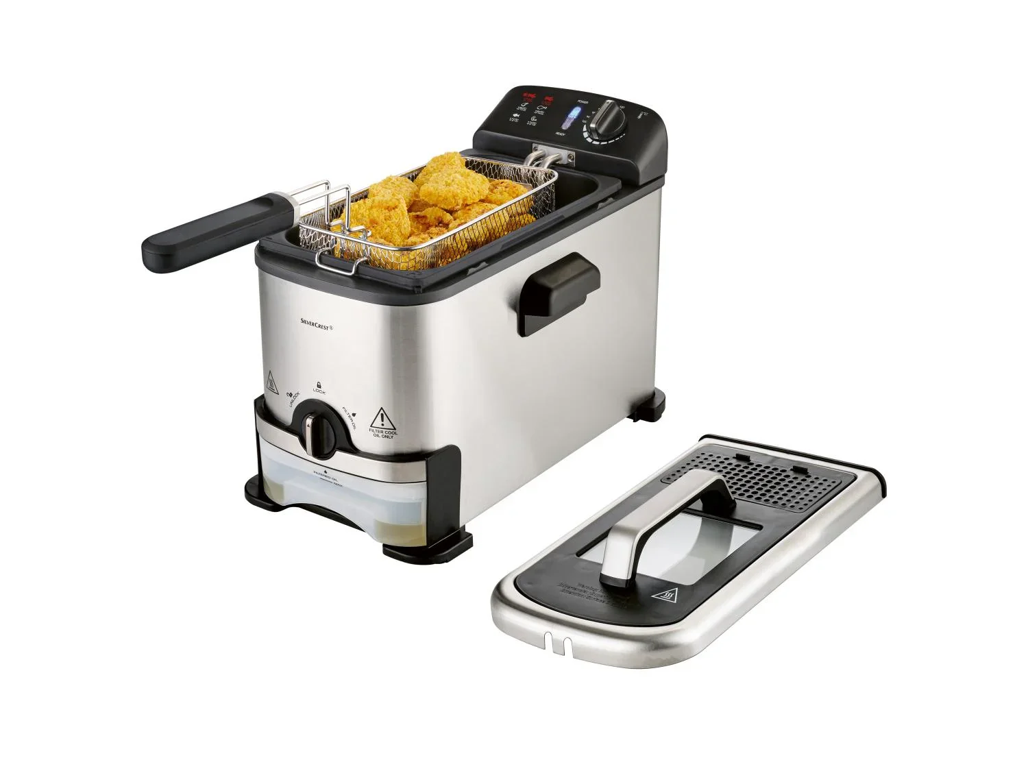 SILVERCREST KITCHEN TOOLS Friteuse en acier inoxydable
