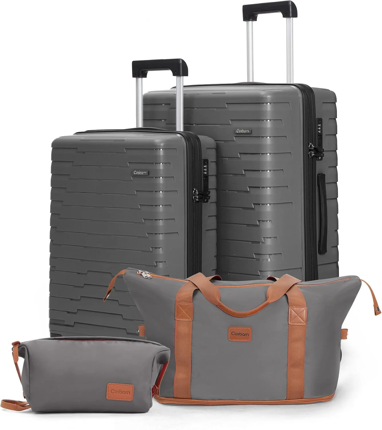Ensemble de 5 valises à roulettes, valise rigide en ABS avec roulettes multidirectionnelles
