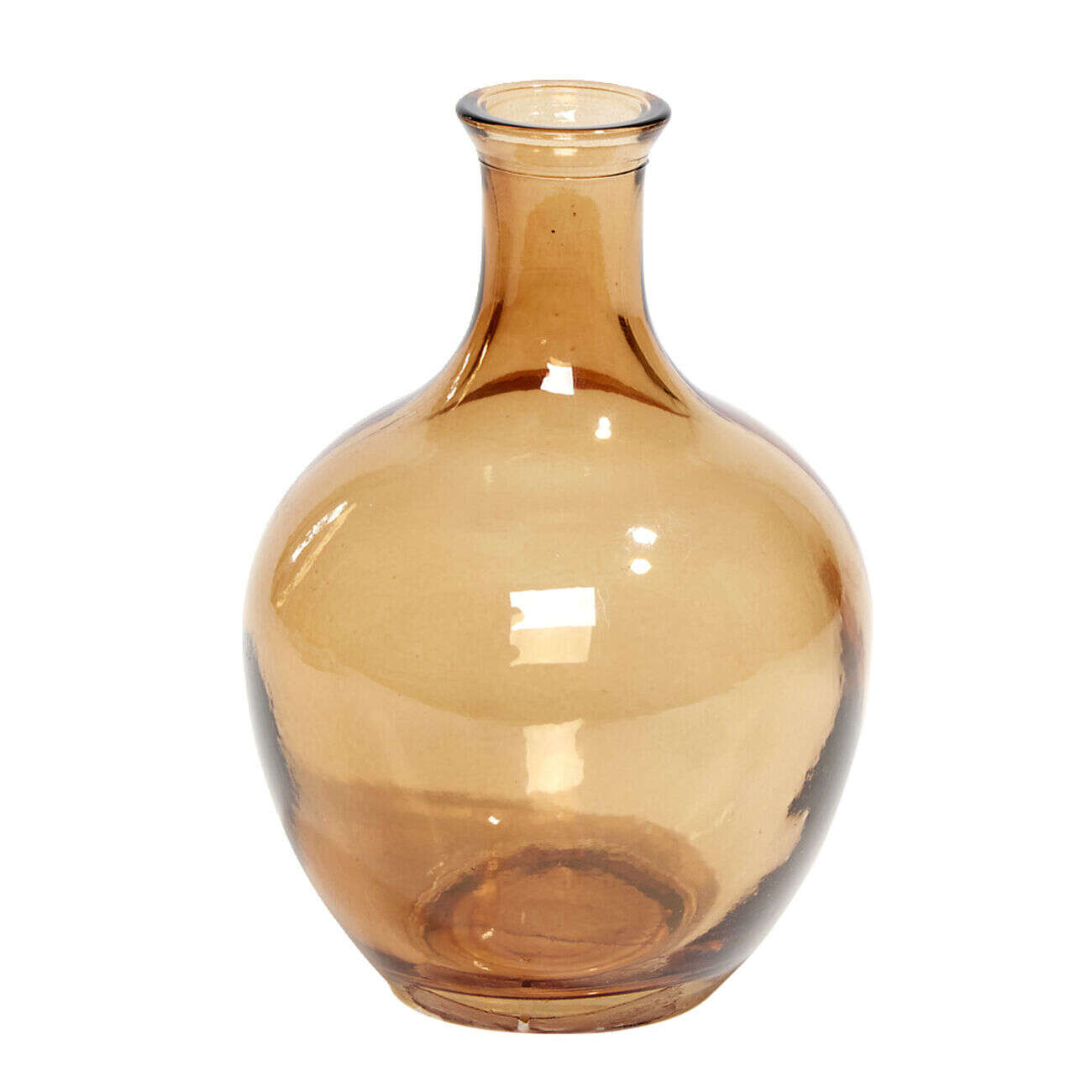 Vase en verre 4x2,5xH11cm (3 modèles)