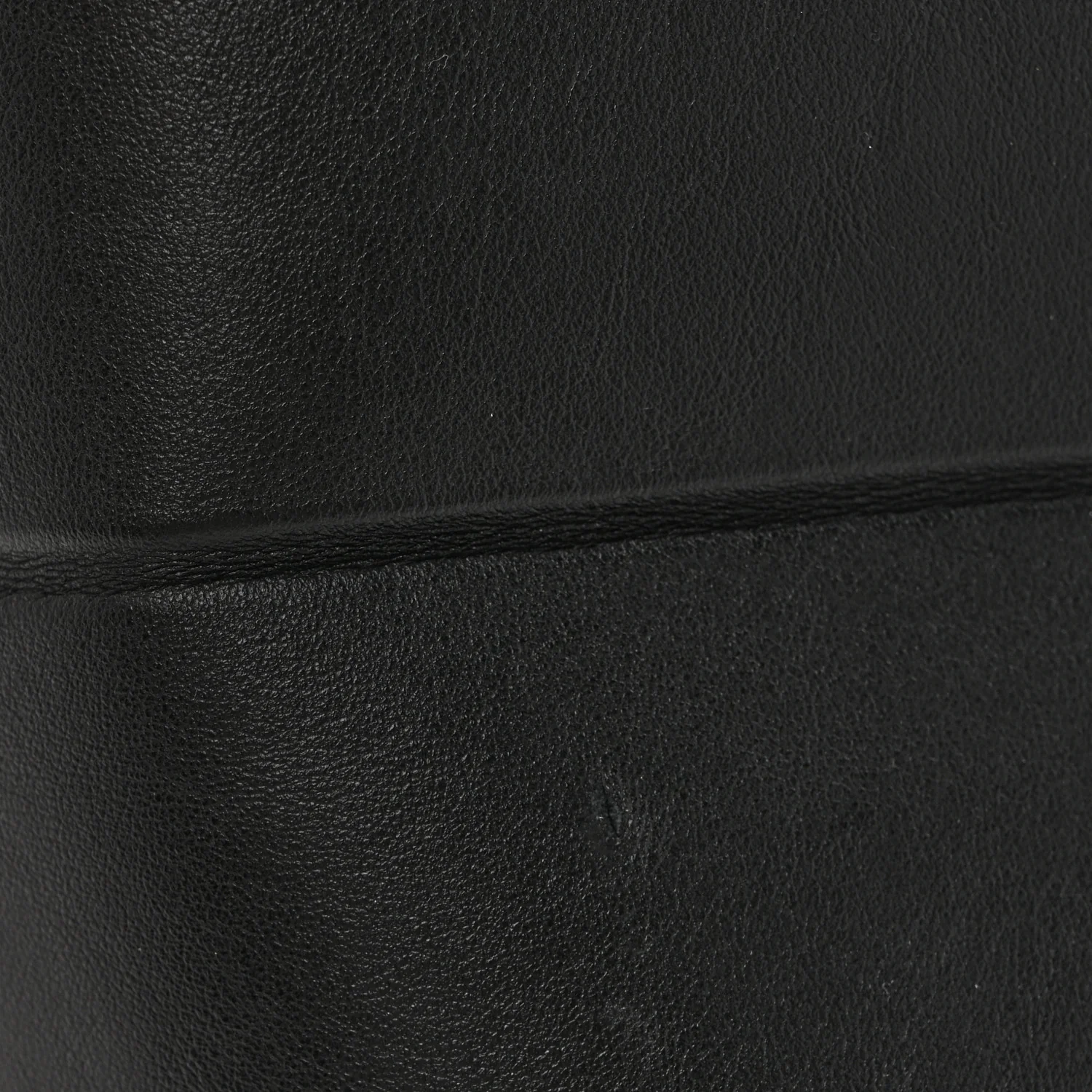 Shiny Calfskin Medium Puzzle Fold Tote Black