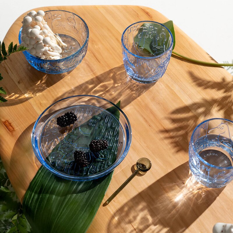Mummi glass 28 cl 2 stk aqua