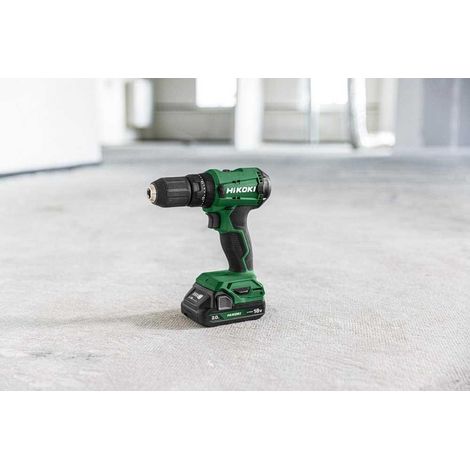 HiKOKI - Perceuse-visseuse à percussion sans fil 18V, 2 batteries 2,0 Ah Li-Ion, chargeur DV18DAWCZ — vue 2