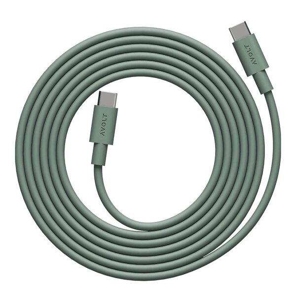 Cable 1 USB-C til USB-C kabel 2 m Oak Green