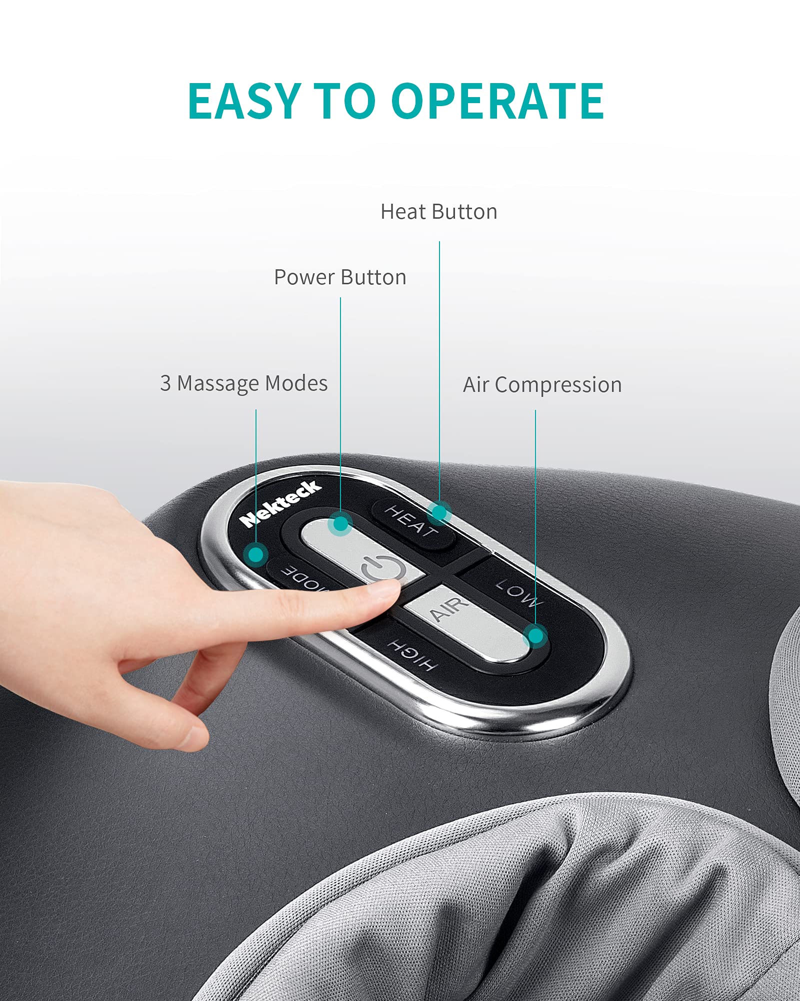 Foot Massager Machine with Soothing Heat