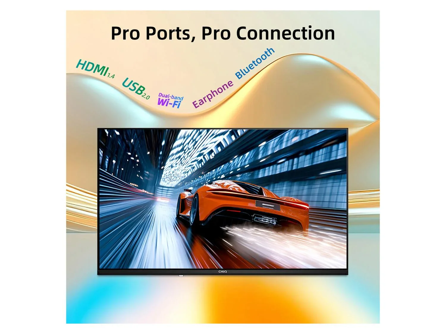 Chiq Smart TV FHD L32FM10V, 32 pouces (80 cm)
