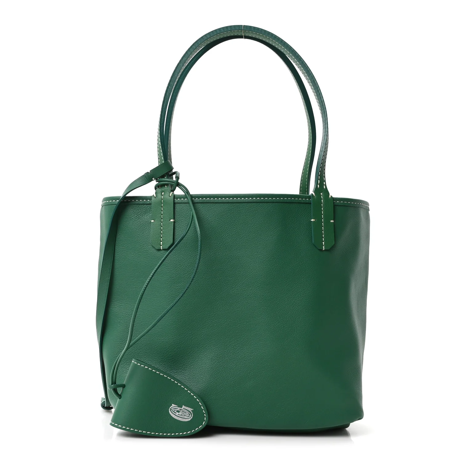 Goyardine Reversible Mini Anjou Green
