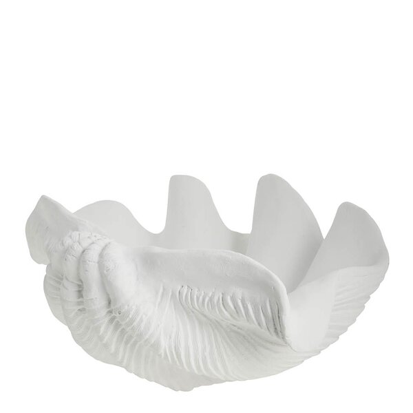 Shella seasell skål 41 cm hvit