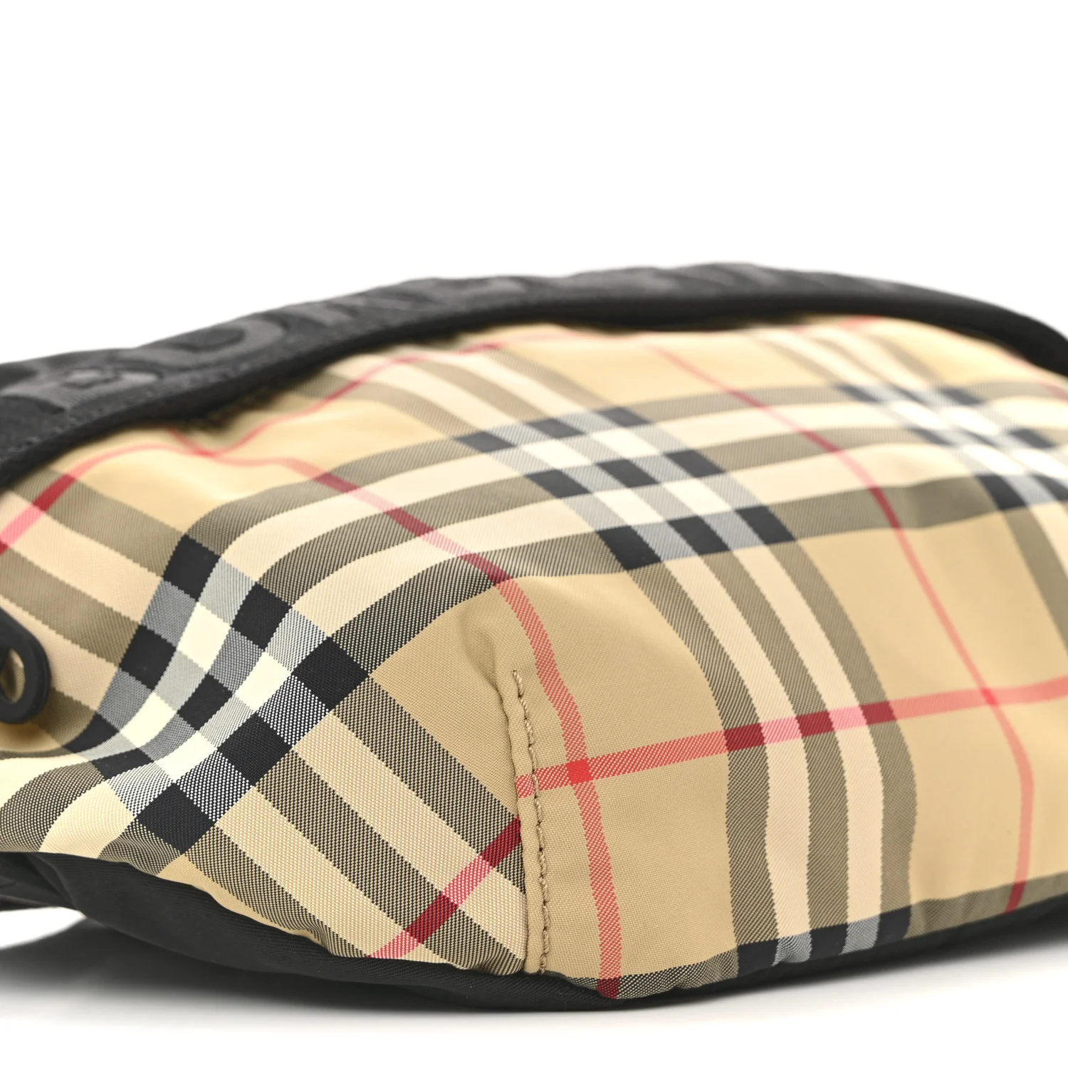 Nylon Vintage Check Sonny Bum Bag Archive Beige Black