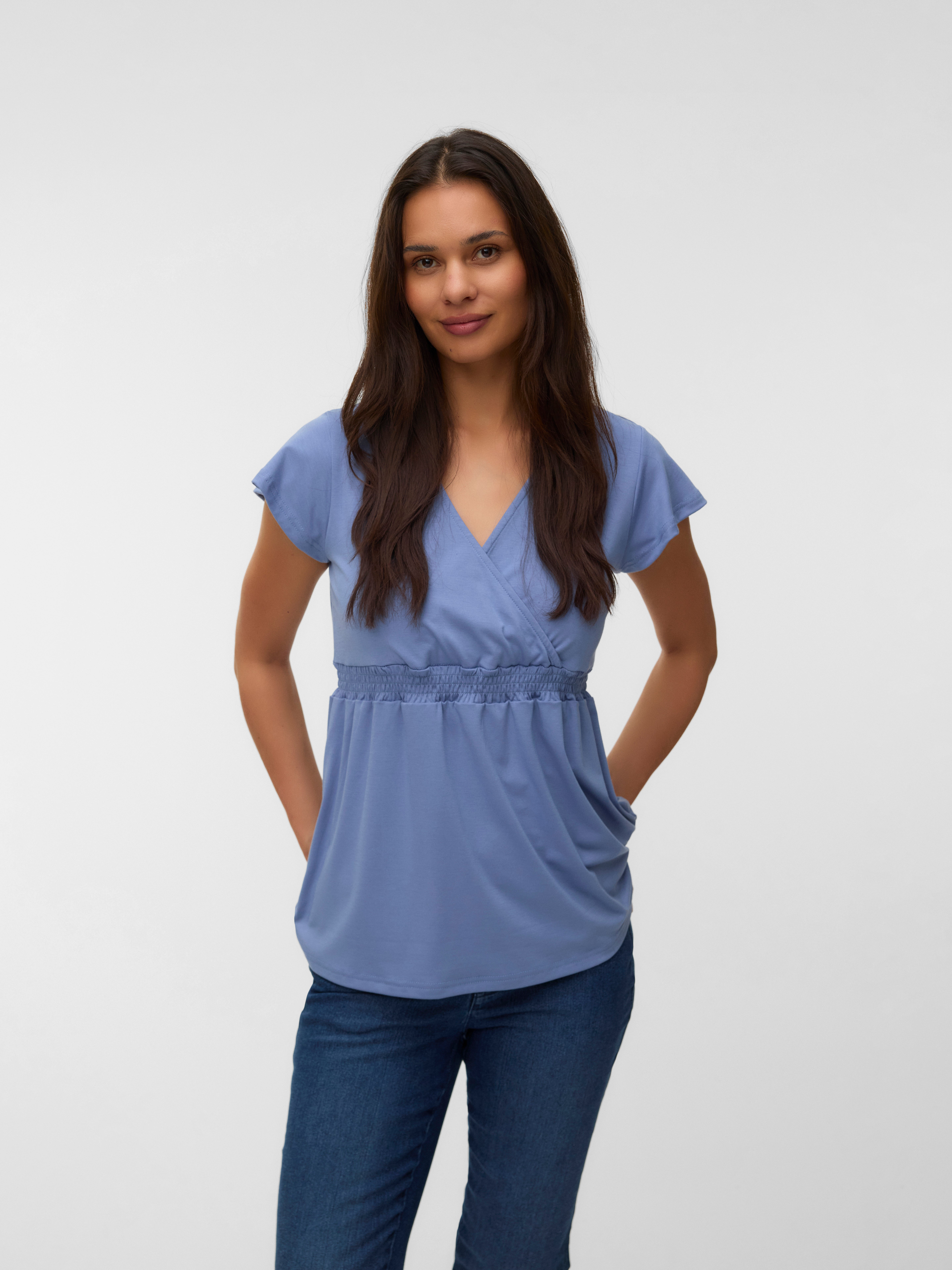 VERO MODA® Regular Fit V-Neck Top