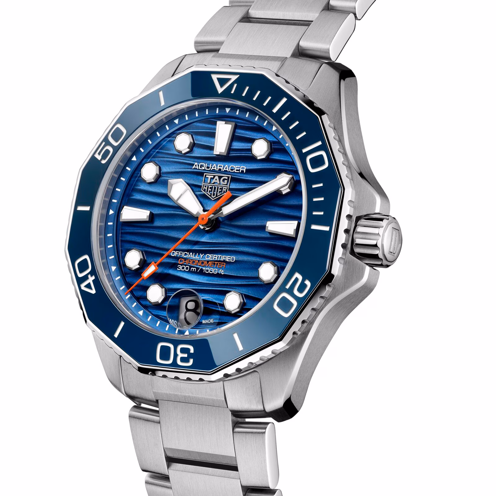 【Super Clone】TAG Heuer Aquaracer Professional 300 Date 42mm Mens Watch Blue WBP5111.BA0013