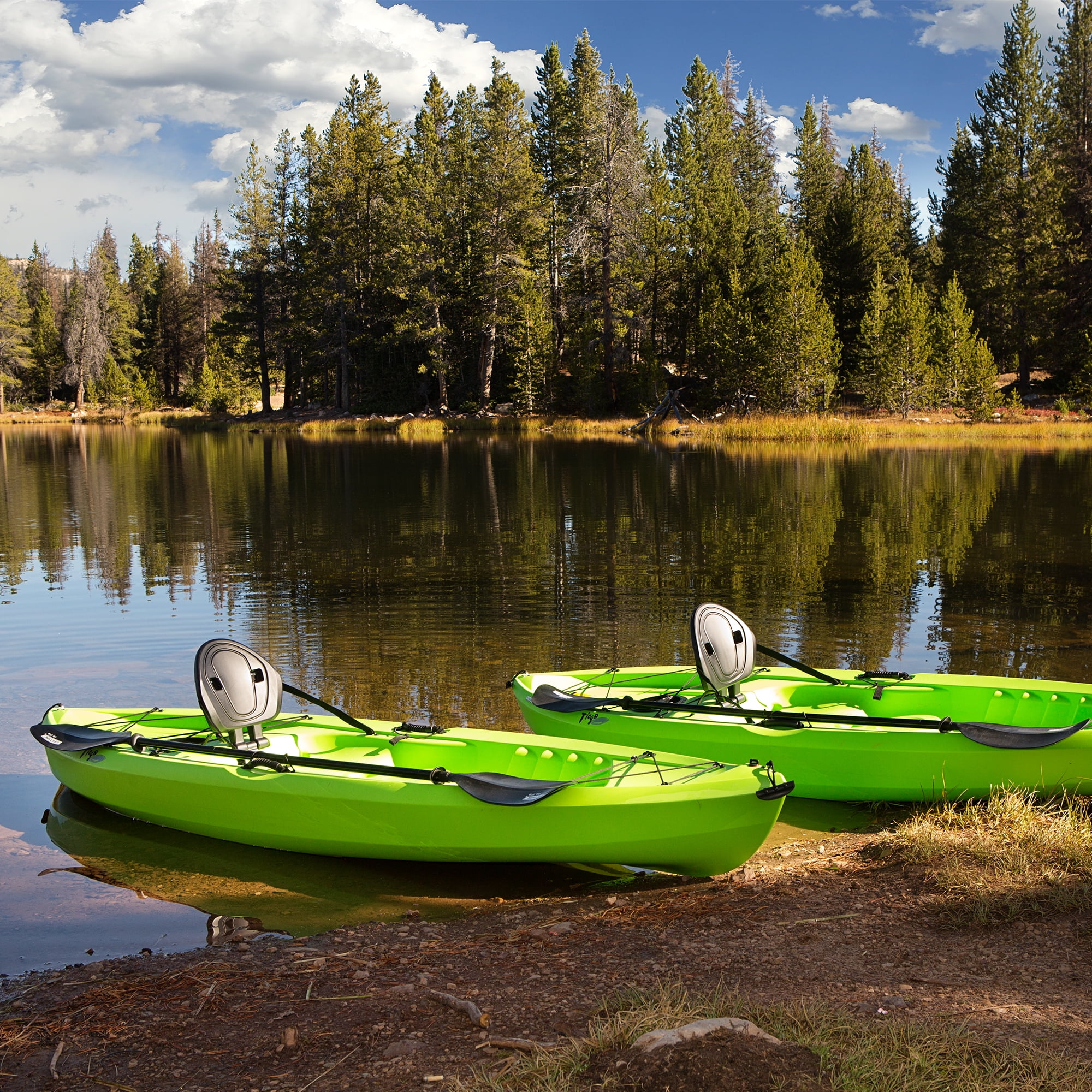 Tioga 10 ft Sit On Top Kayak, Lime Green (90534)(Lime Green/Single) Image 10