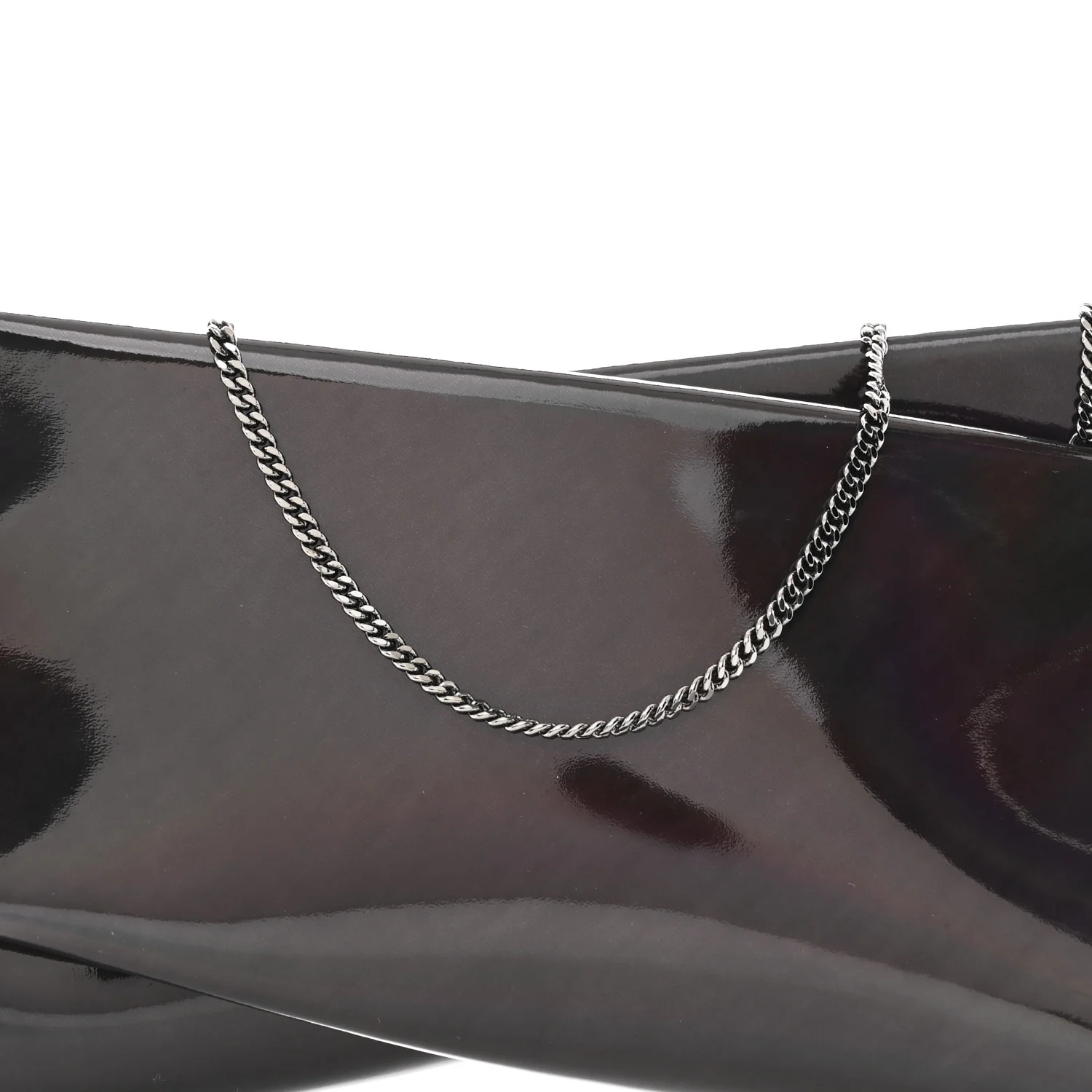 Patent Psychic Loubitwist Clutch Black