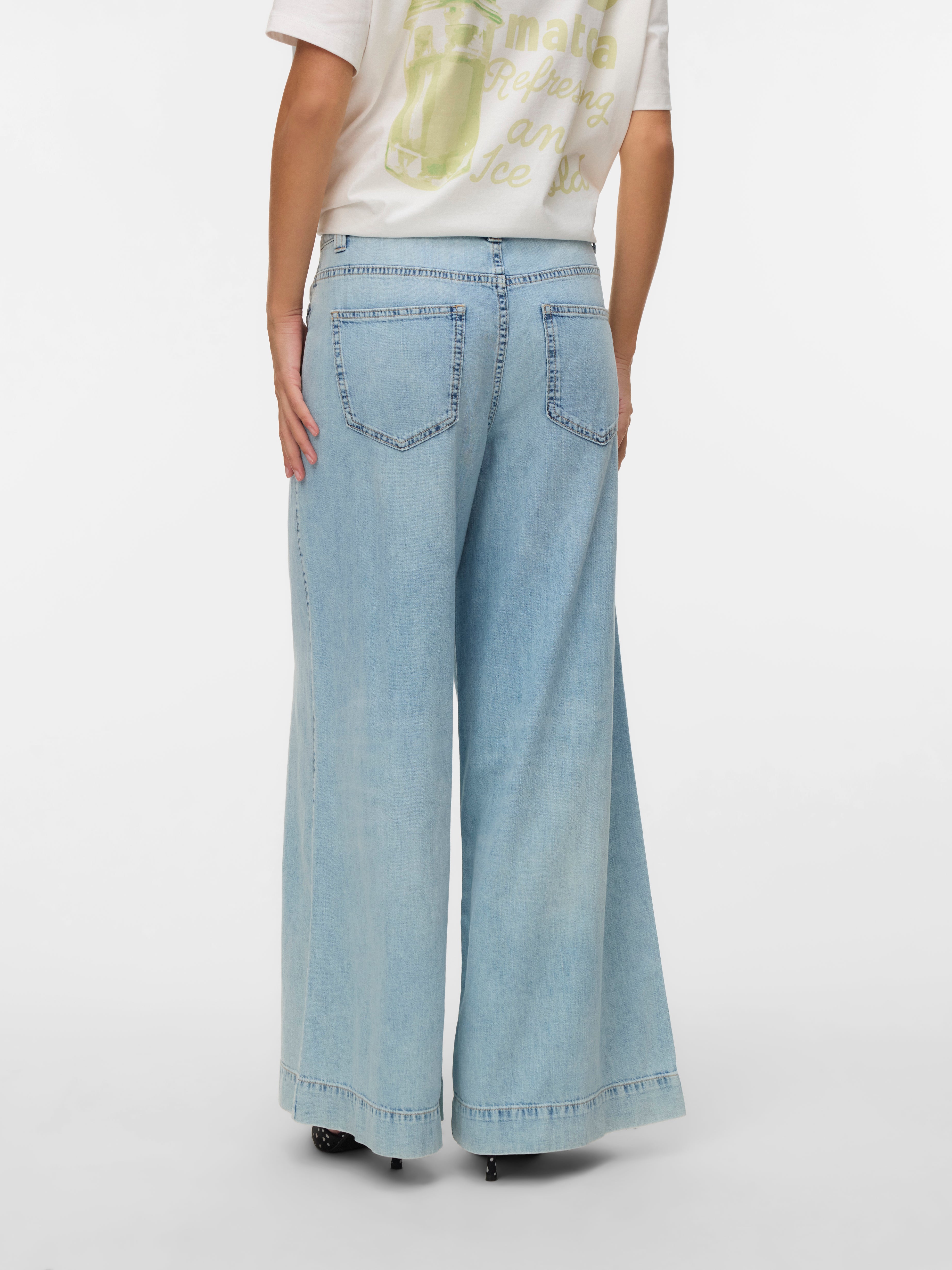 VERO MODA® VMAISA Mid rise Wide Leg Fit Jeans